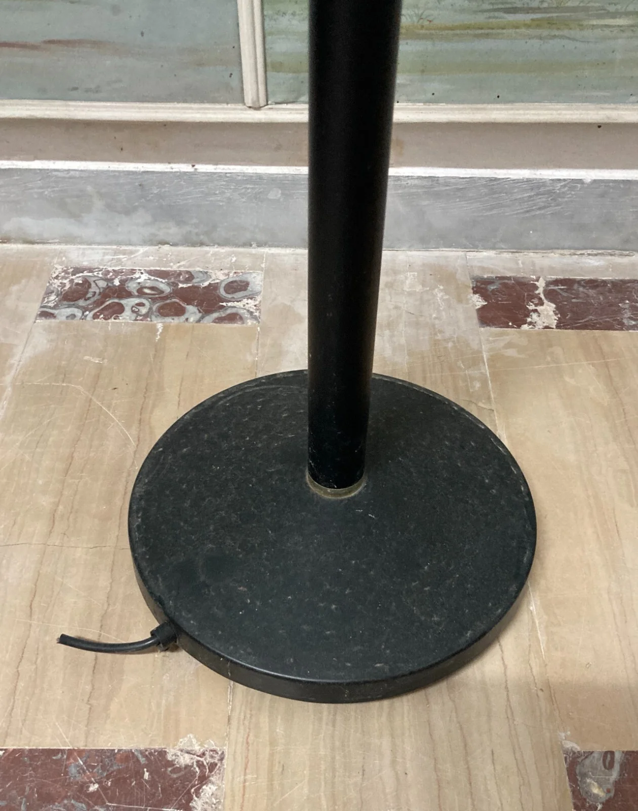 Floor Lamp in Black Metal, GN & Company, 1980s