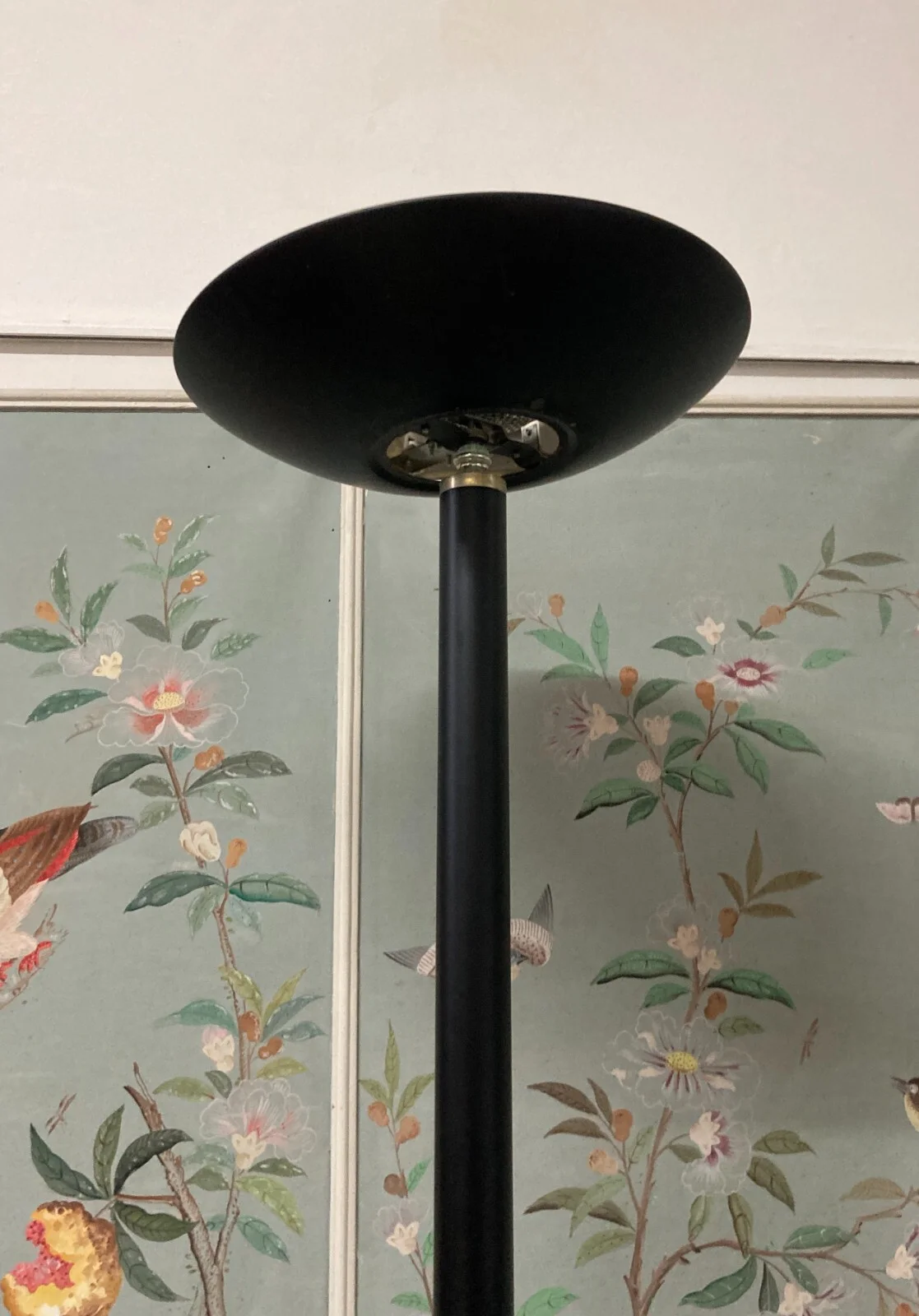 Floor Lamp in Black Metal, GN & Company, 1980s