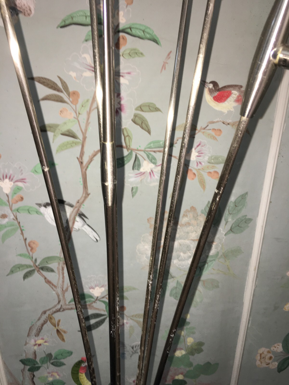 Lampada Piantana Aureliano Toso In Vetro Di Murano E Metallo