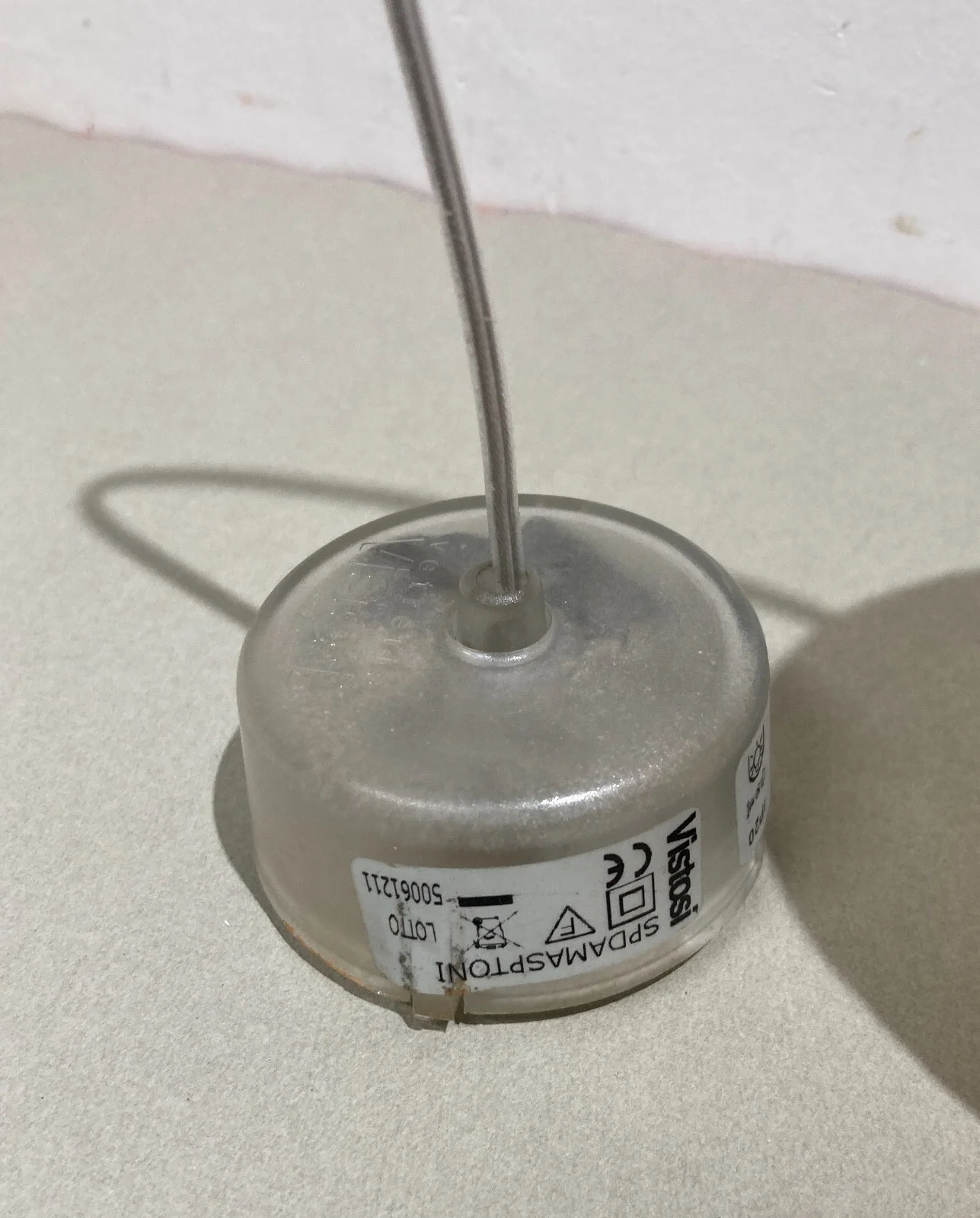 Lampada a Sospensione Decorativa in Vetro Vistosi