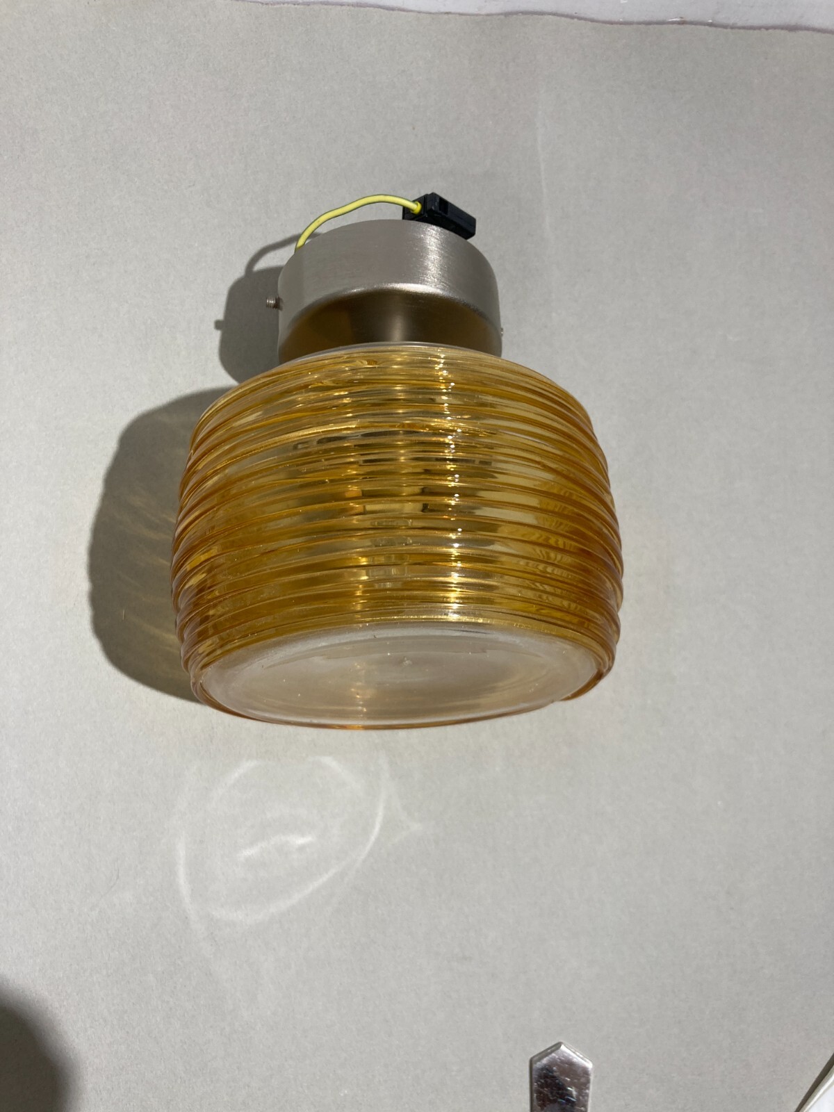 Design, Modernariato, Illuminazione, Vetro Ambrato Vistosi, Lampada Decorativa