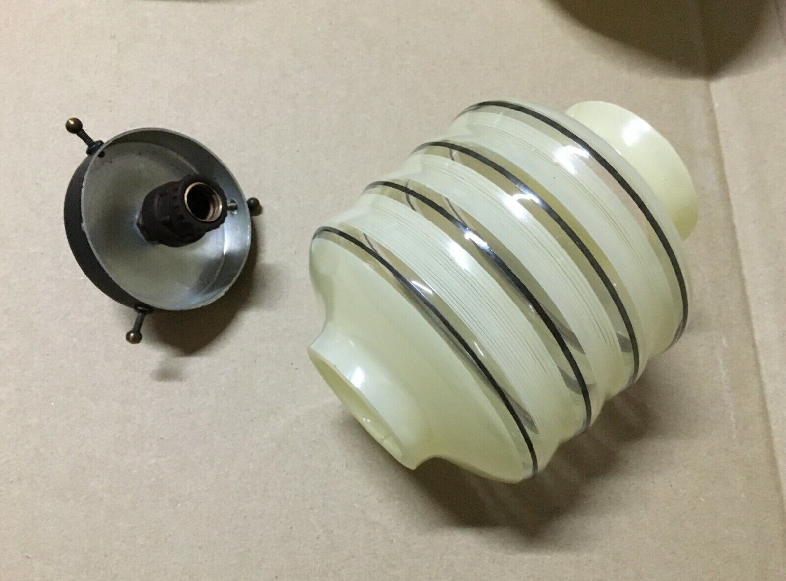 Set Di Cinque Coppe Per Lampadario A Sospensione In Vetro Di Murano