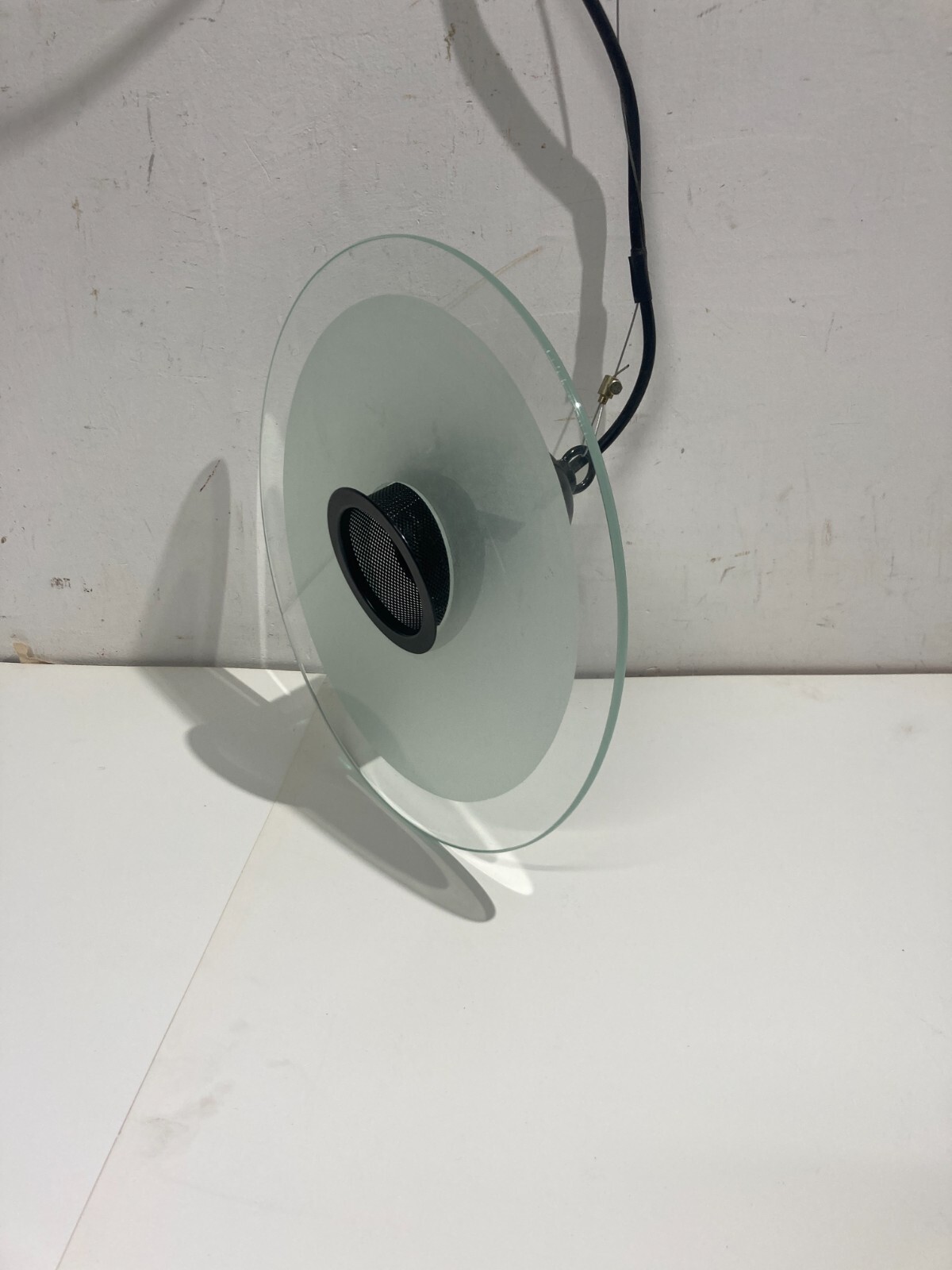 Lampada A Sospensione Di Design Italiano In Metallo E Vetro