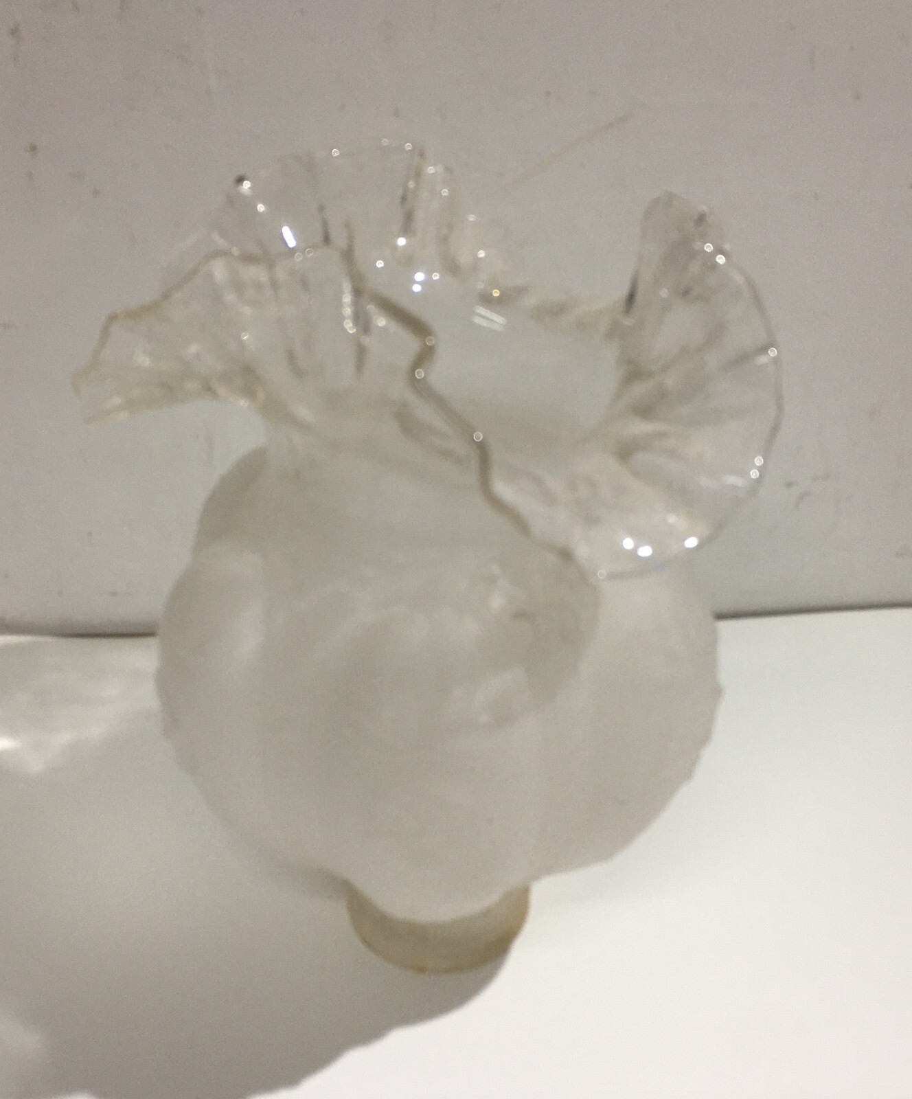 Illuminazione, Lampade, Coppa Per Lume O Lampadario Decorativa Floreale