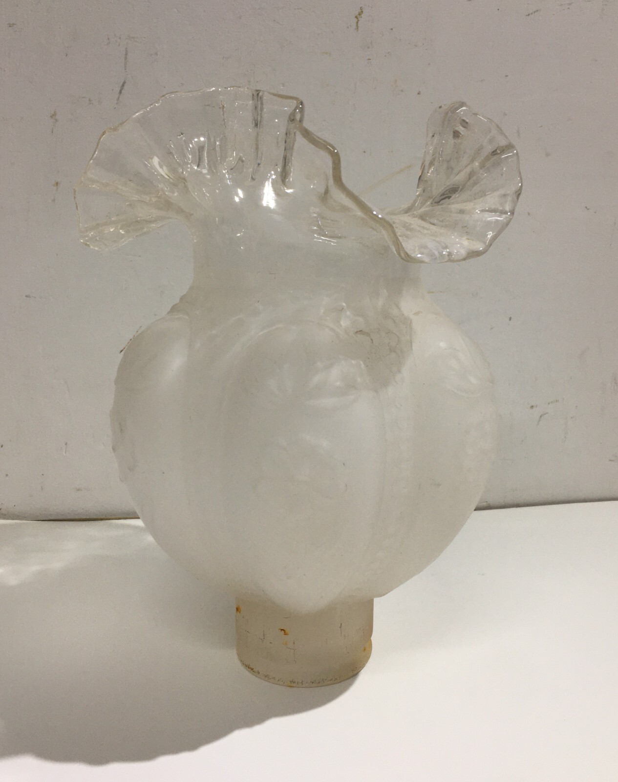 Illuminazione, Lampade, Coppa Per Lume O Lampadario Decorativa Floreale