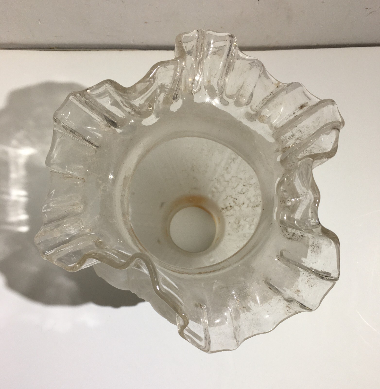 Illuminazione, Lampade, Coppa Per Lume O Lampadario Decorativa Floreale