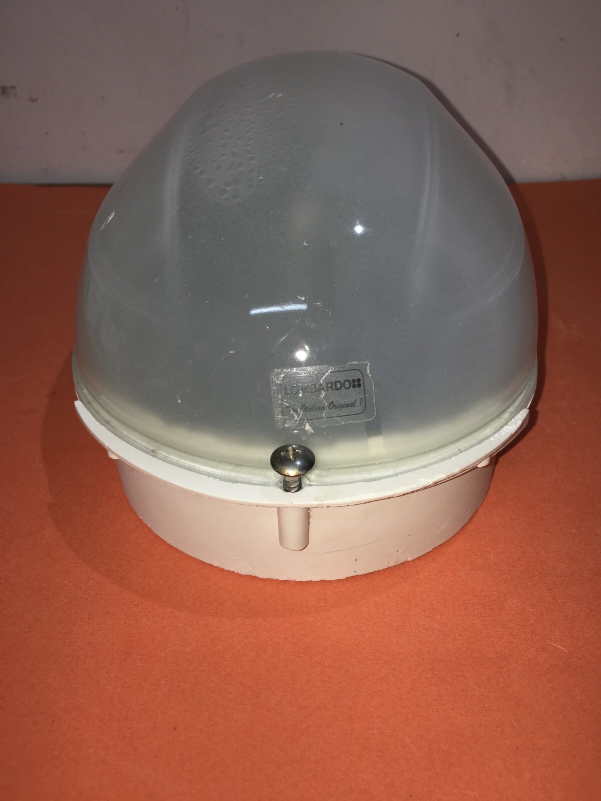 Modernariato, Design: Lampada Plafoniera In Vetro Lombardo, Design Giugiaro