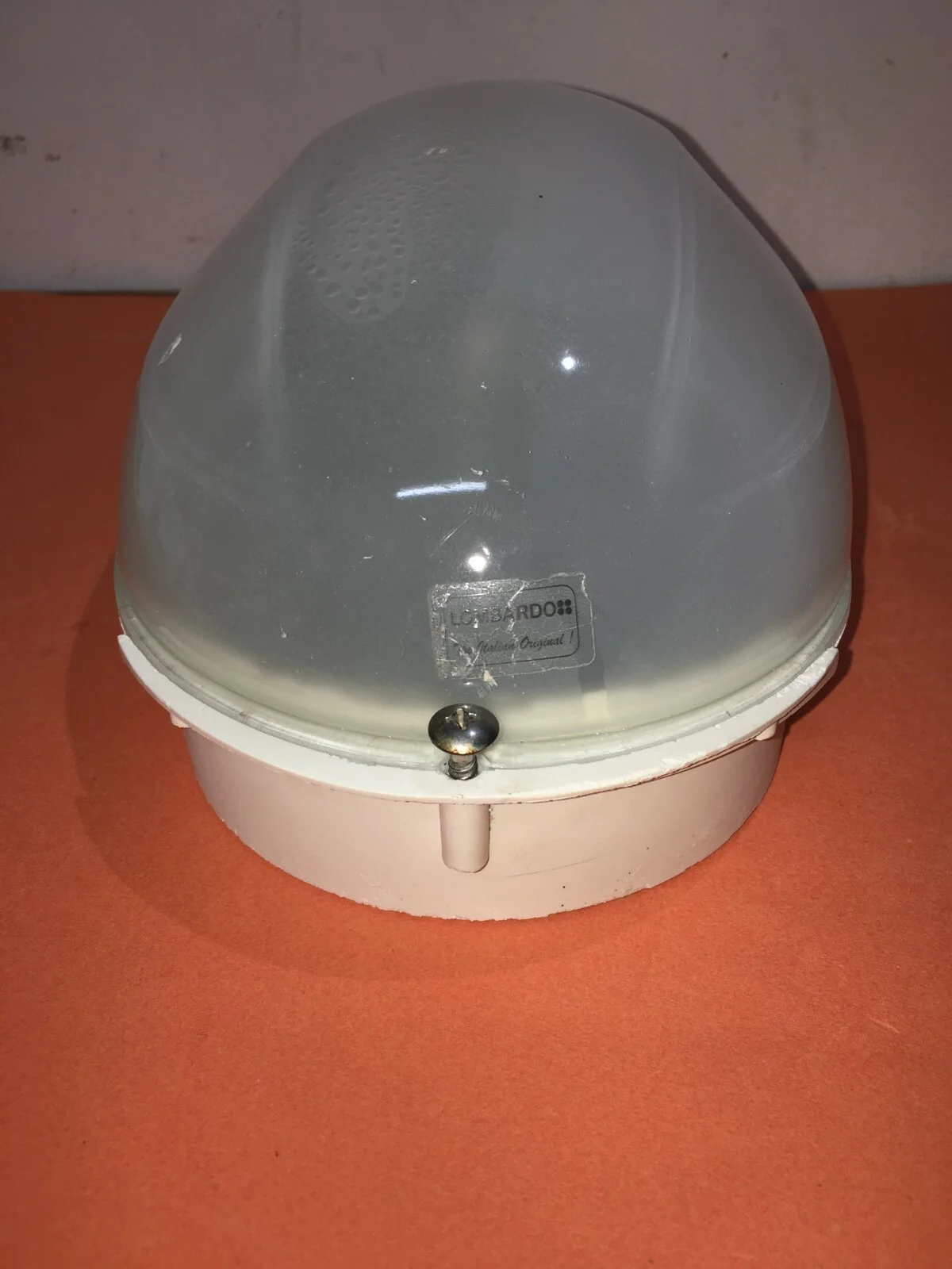 Modernariato, Design: Lampada Plafoniera in Vetro Lombardo, Design Giugiaro