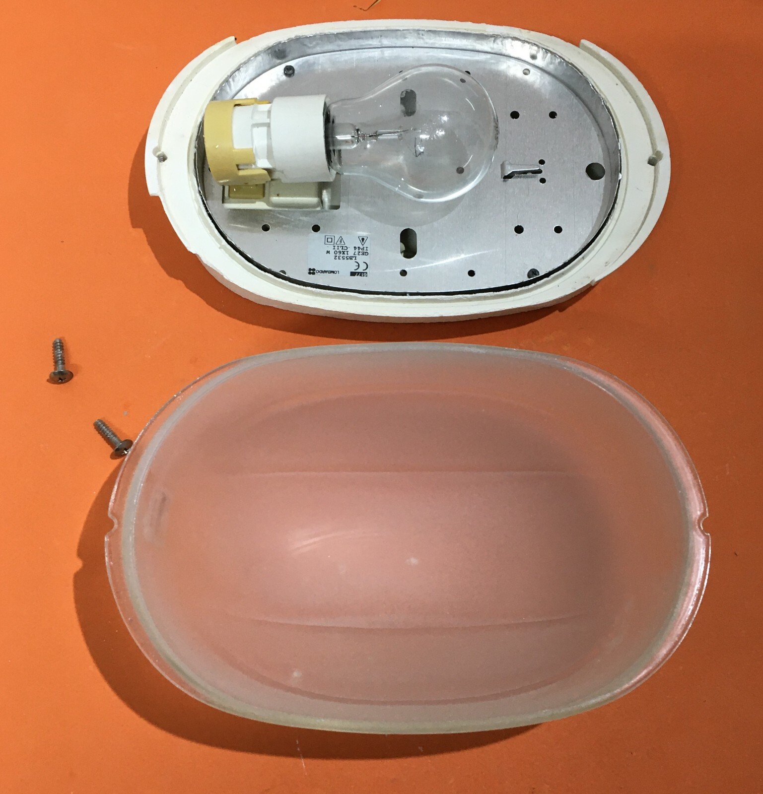 Modernariato, Design: Lampada Plafoniera In Vetro Lombardo, Design Giugiaro