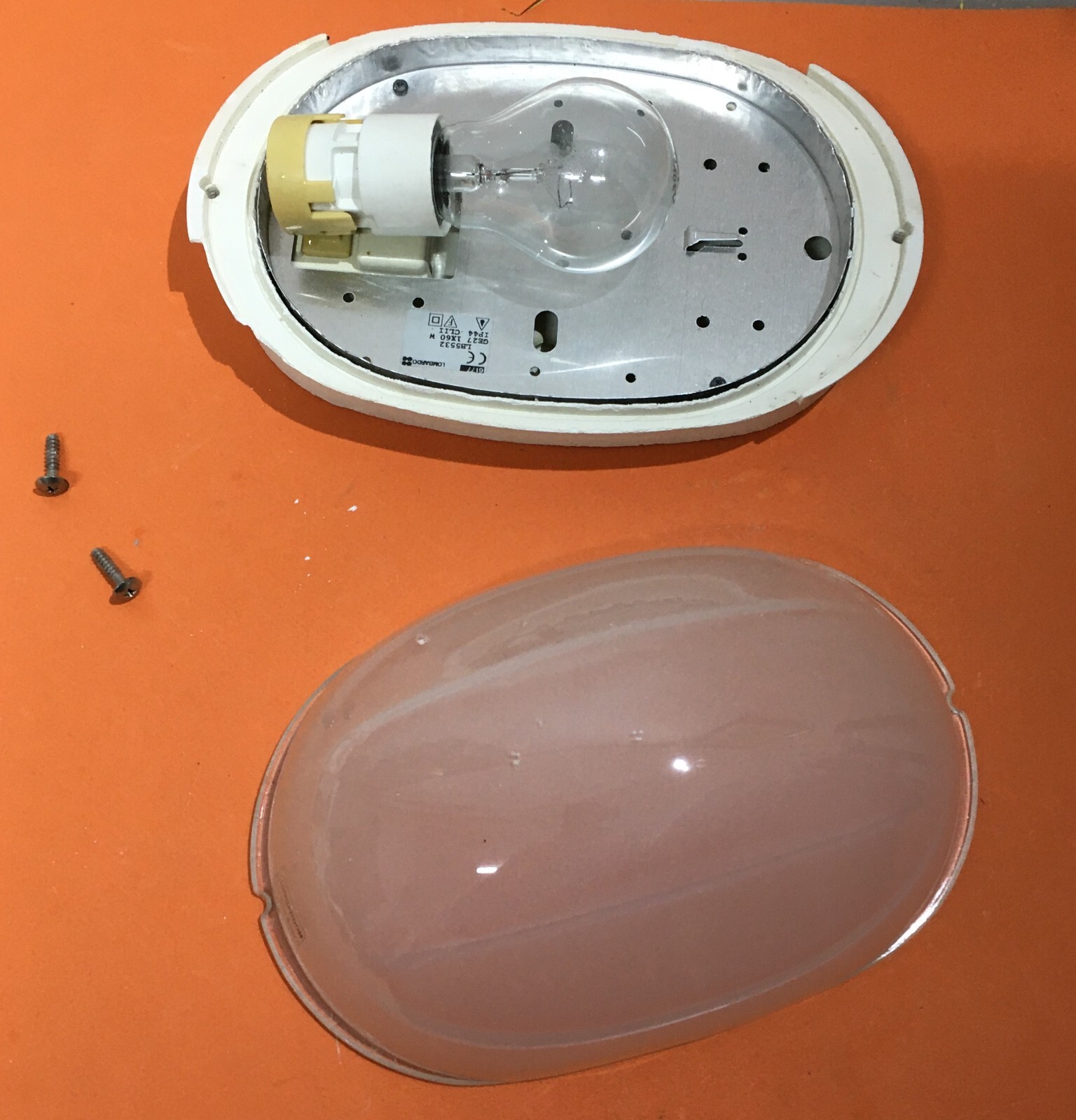 Modernariato, Design: Lampada Plafoniera In Vetro Lombardo, Design Giugiaro