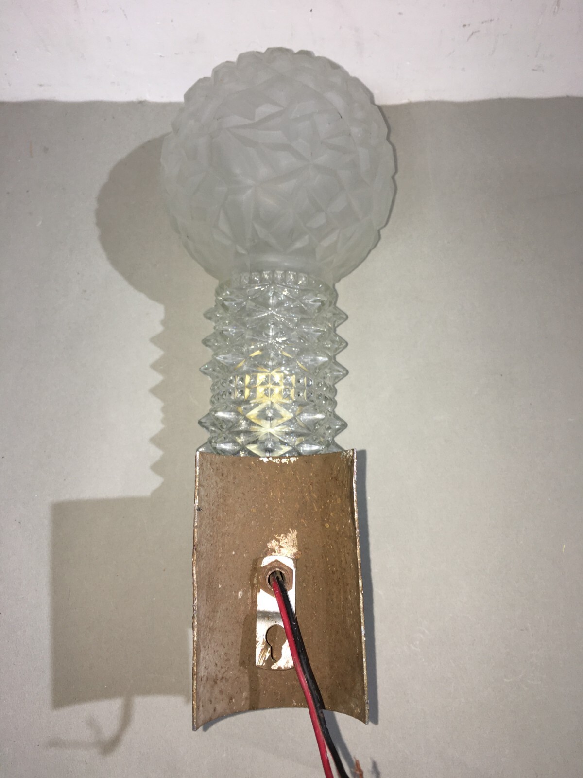 Lampada Da Muro Antica Con Decori Floreali In Stile Liberty