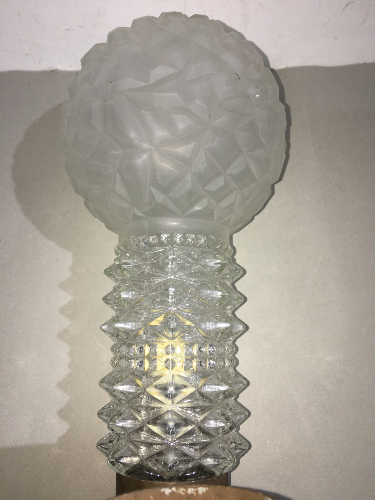 Lampada Da Muro Antica Con Decori Floreali In Stile Liberty