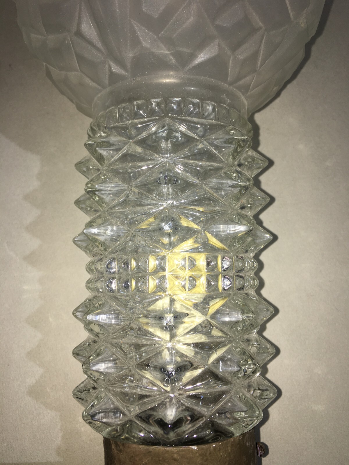Lampada Da Muro Antica Con Decori Floreali In Stile Liberty