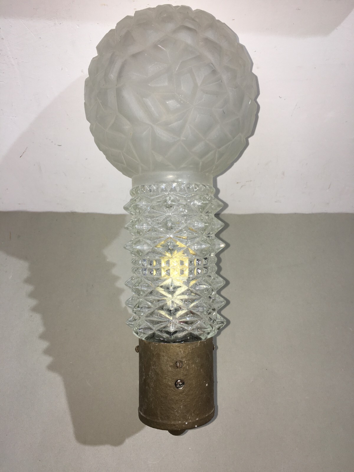 Lampada Da Muro Antica Con Decori Floreali In Stile Liberty