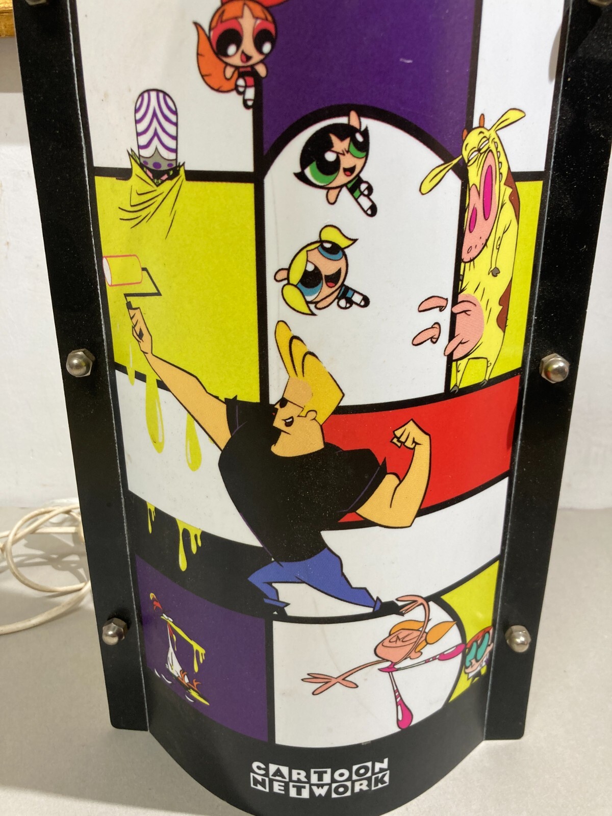 Lampada Artistica Slamp S. Tube Cartoon Network Gallery, Ispirazione Piet Mondrian, Design Samuel Parker, 2004