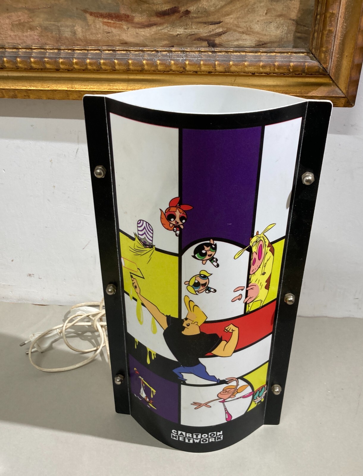 Lampada Artistica Slamp S. Tube Cartoon Network Gallery, Ispirazione Piet Mondrian, Design Samuel Parker, 2004