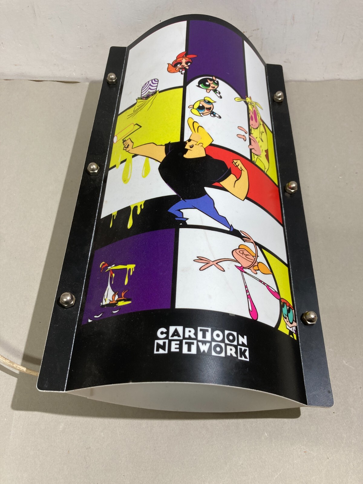 Lampada Artistica Slamp S. Tube Cartoon Network Gallery, Ispirazione Piet Mondrian, Design Samuel Parker, 2004