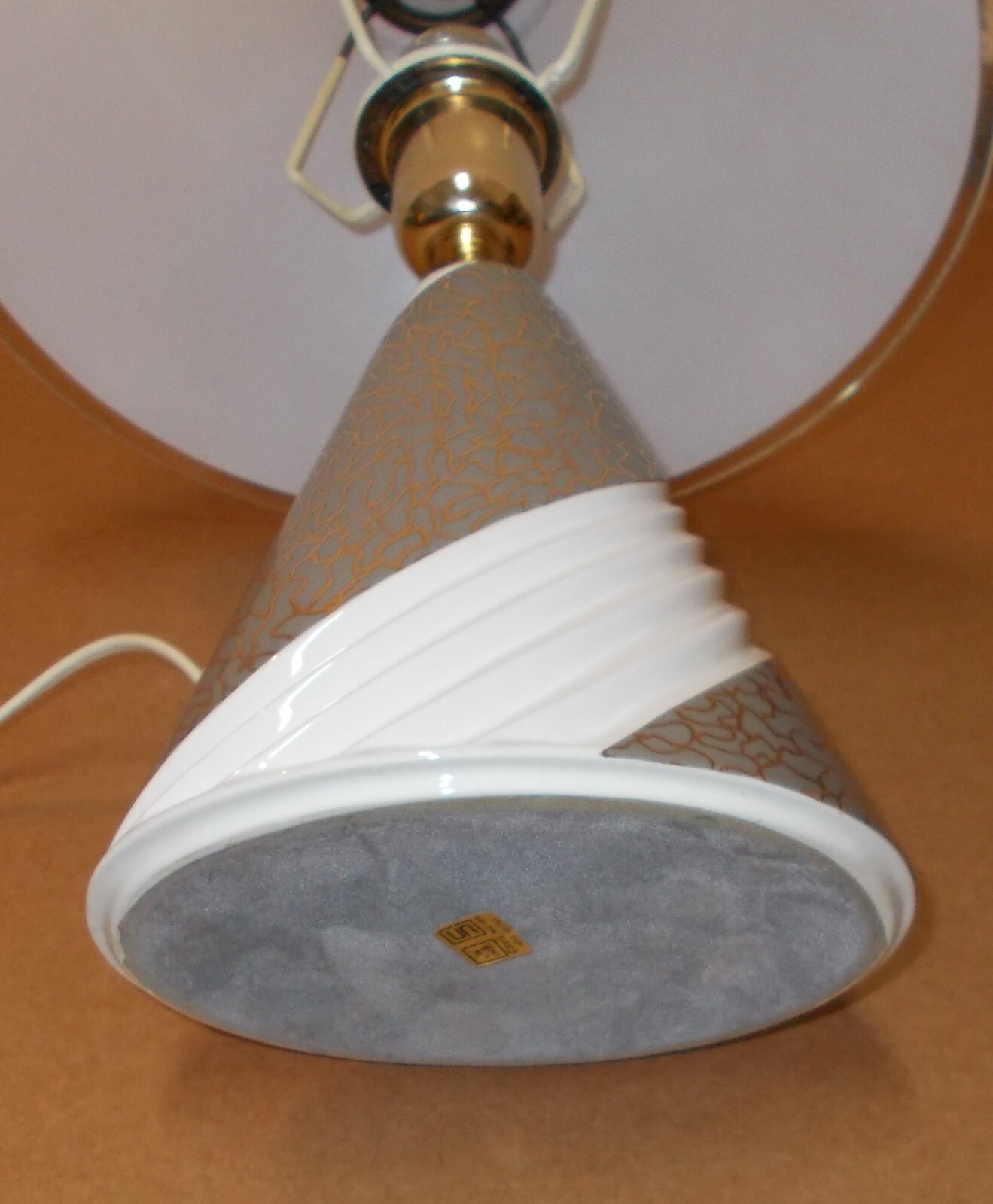 Lampada Da Tavolo Decorativa In Ceramica E Vetro, Carpiè (Nove)