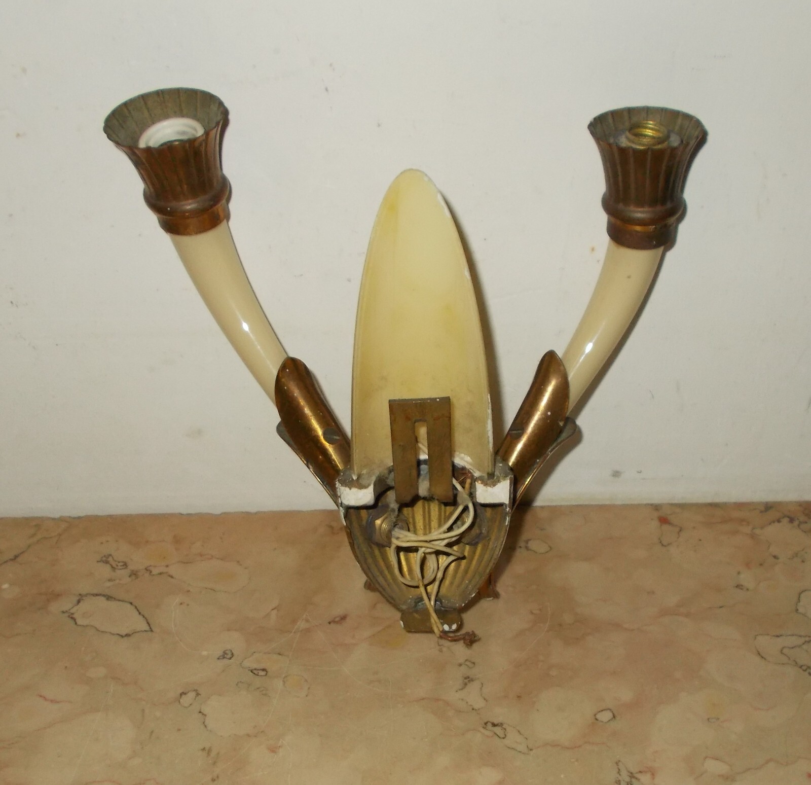 Illuminazione Design: Applique A Due Bracci, Stile Gio Ponti (1930 1960)