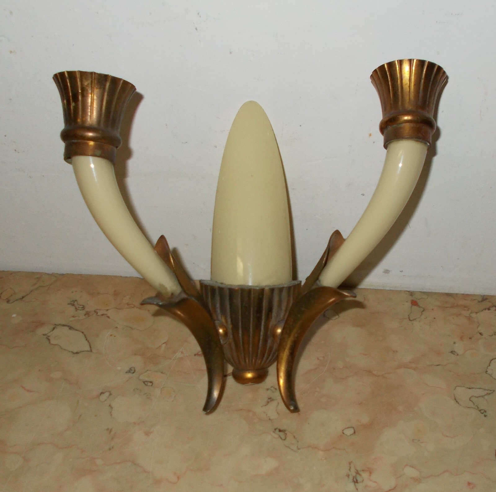 Illuminazione Design: Applique A Due Bracci, Stile Gio Ponti (1930 1960)