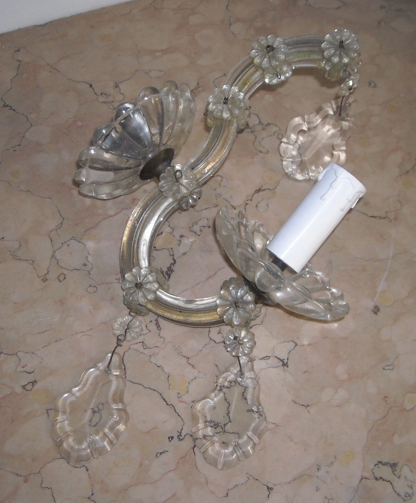 Applique Da Muro In Vetro Di Murano, Prima Metà Del '900