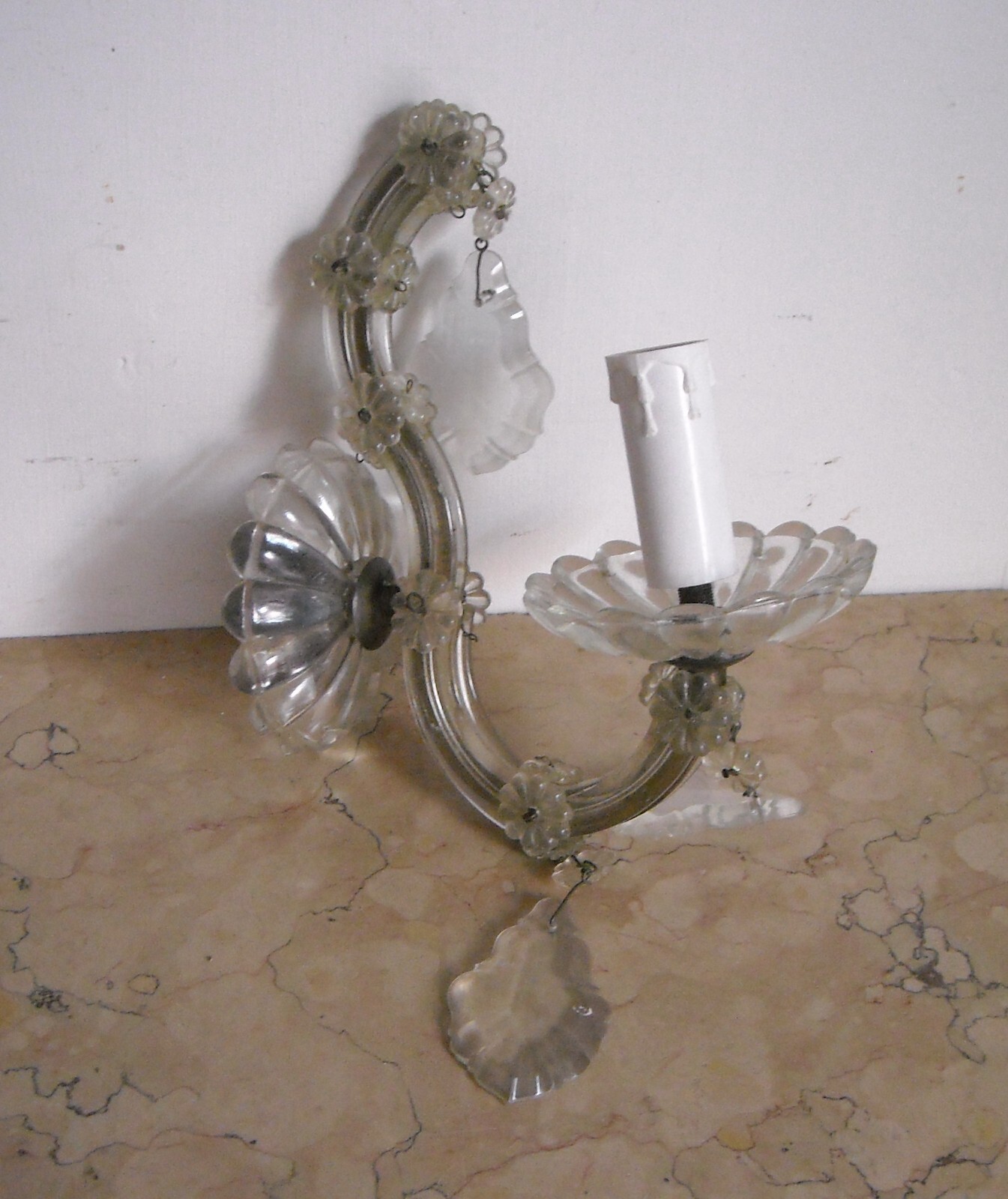 Applique Da Muro In Vetro Di Murano, Prima Metà Del '900