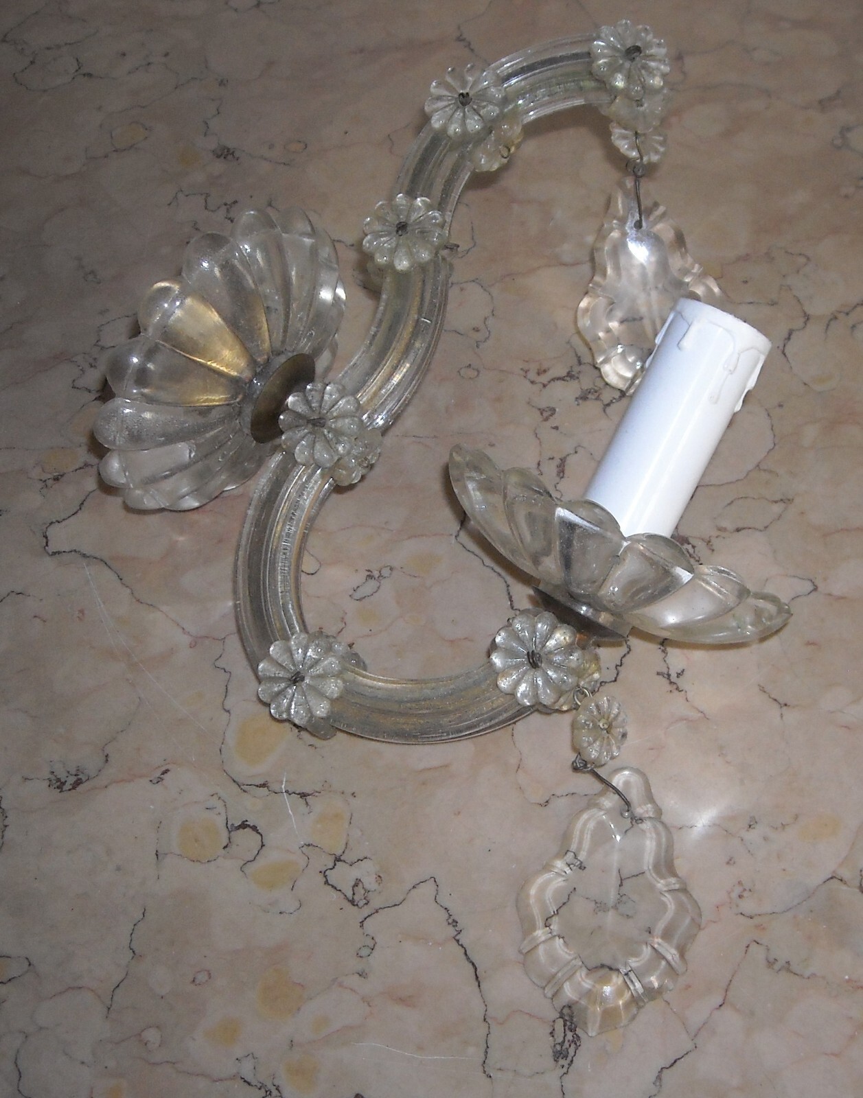 Applique Da Muro In Vetro Di Murano, Prima Metà Del '900