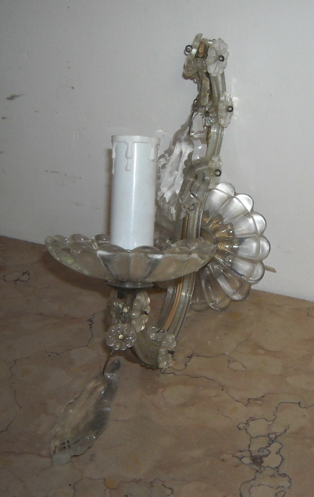 Applique Da Muro In Vetro Di Murano, Prima Metà Del '900