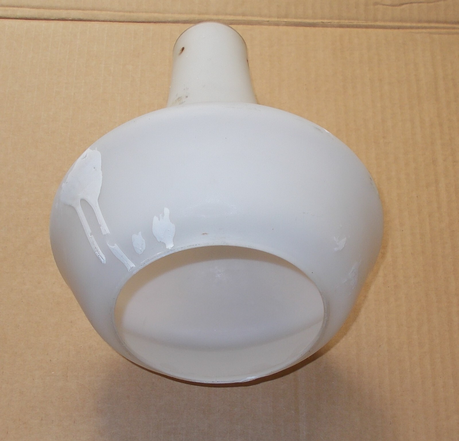 Modernariato, Design, Coppa Vitrea Per Lampada A Sospensione