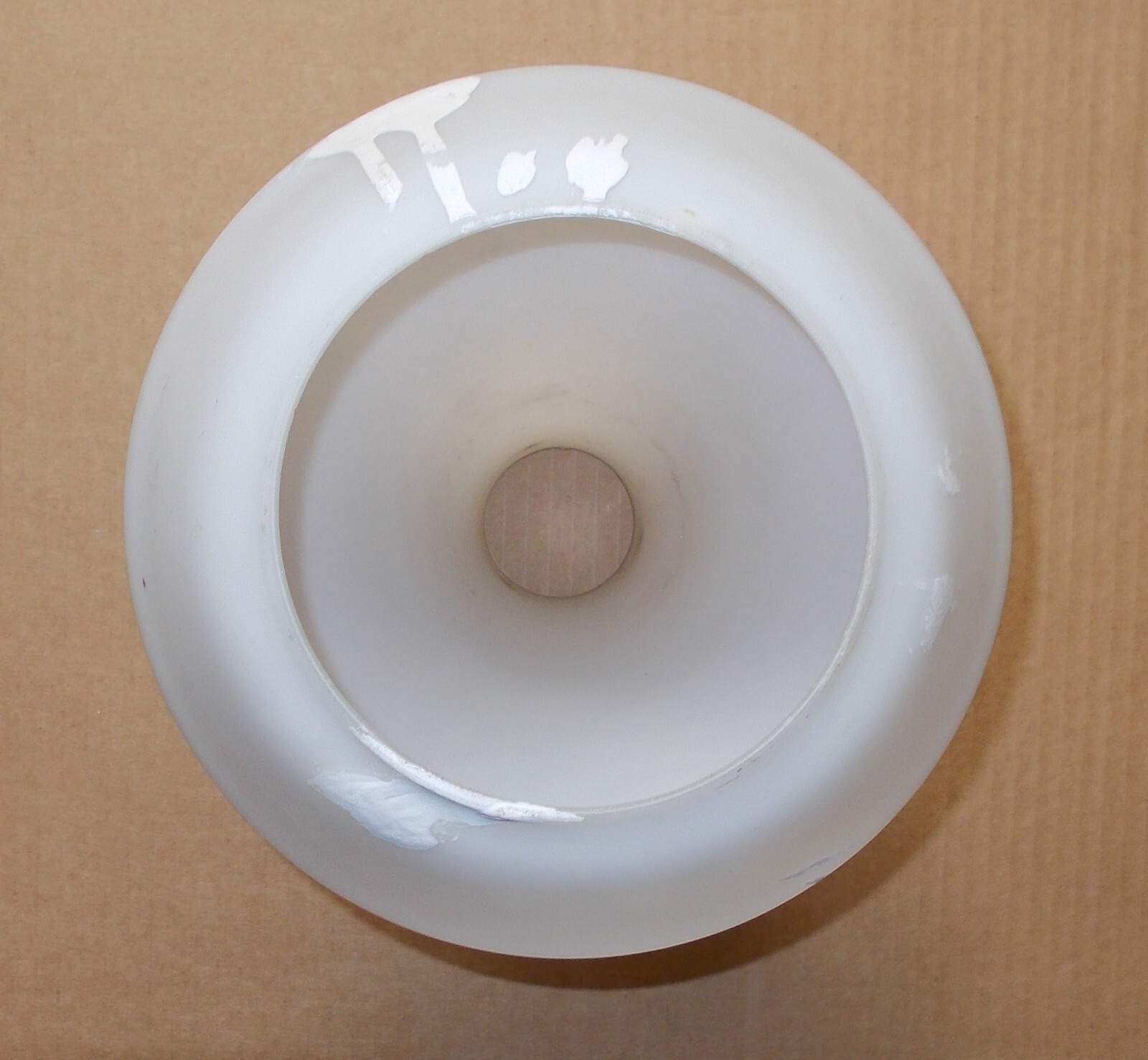 Modernariato, Design, Coppa Vitrea Per Lampada A Sospensione