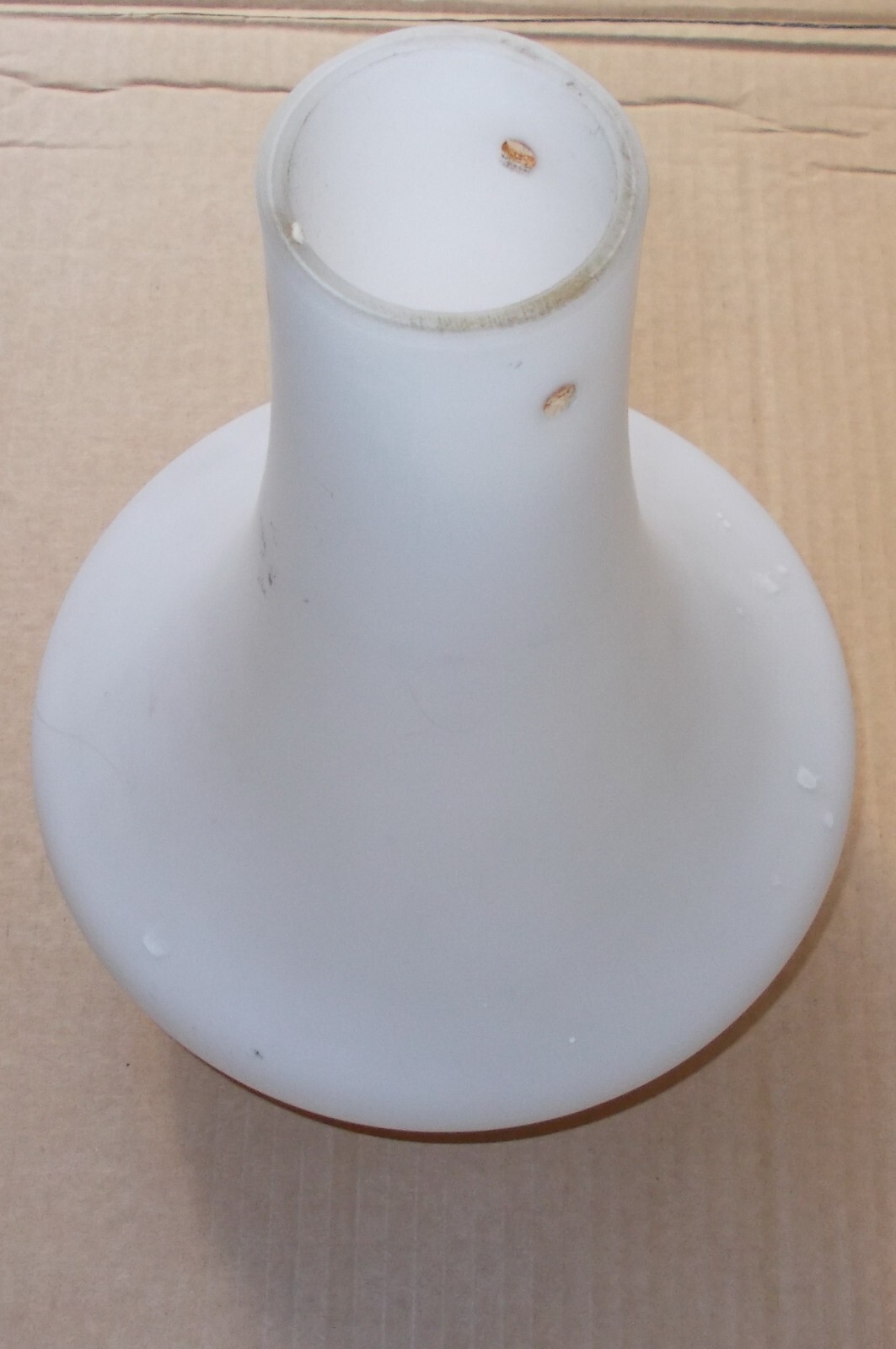 Modernariato, Design, Coppa Vitrea Per Lampada A Sospensione