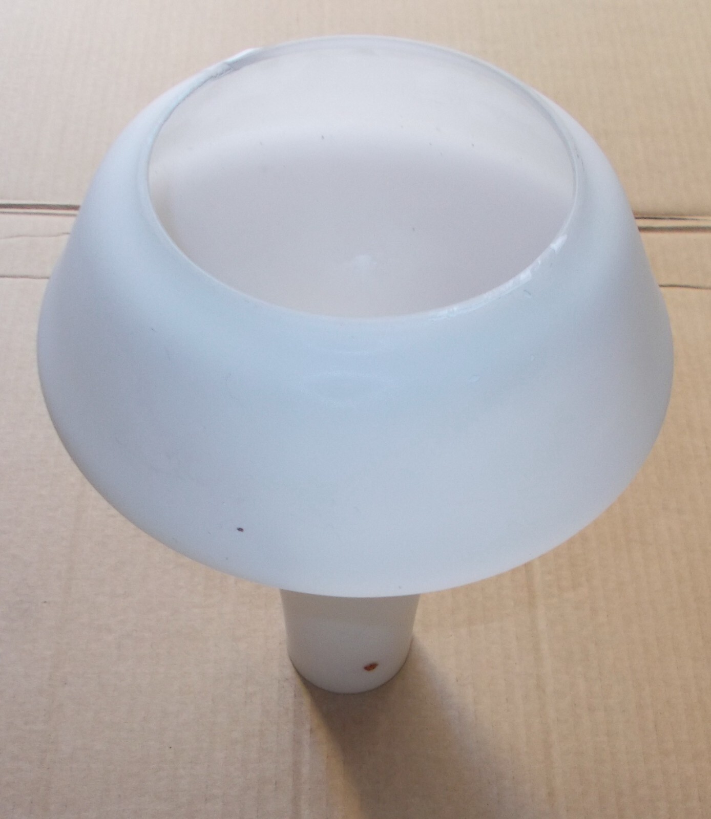 Modernariato, Design, Coppa Vitrea Per Lampada A Sospensione