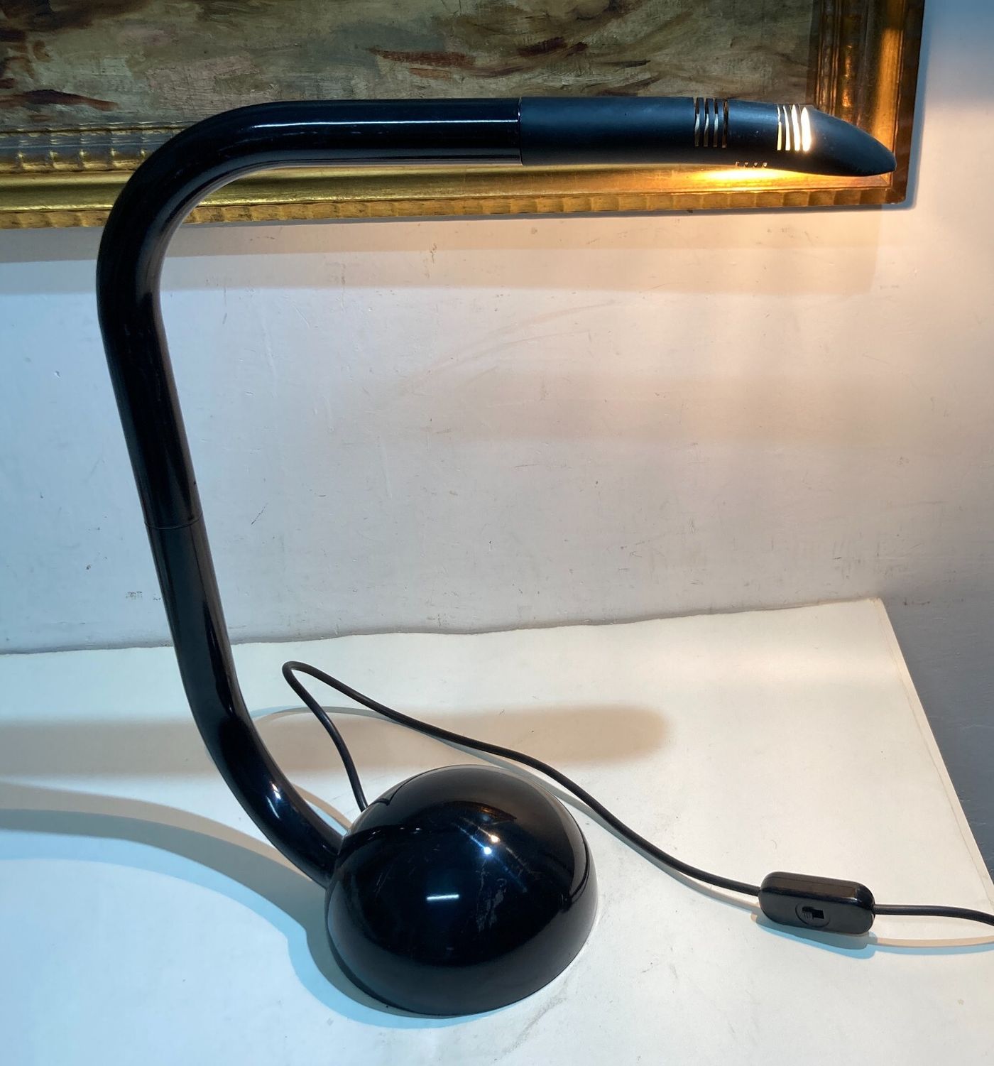 Lampada Da Scrivania Vintage Stilizzata, Design Anni '80