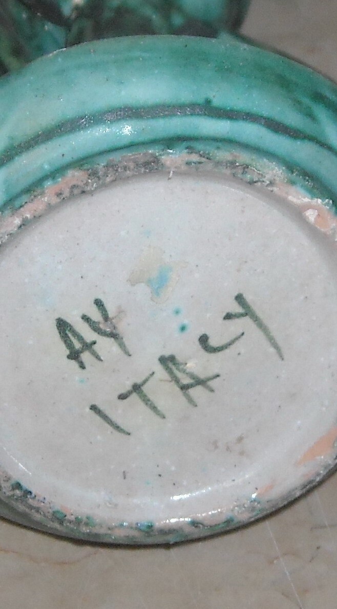 Decorativa Lampada Da Tavola In Ceramica Di Vietri, Manifattura Avallone