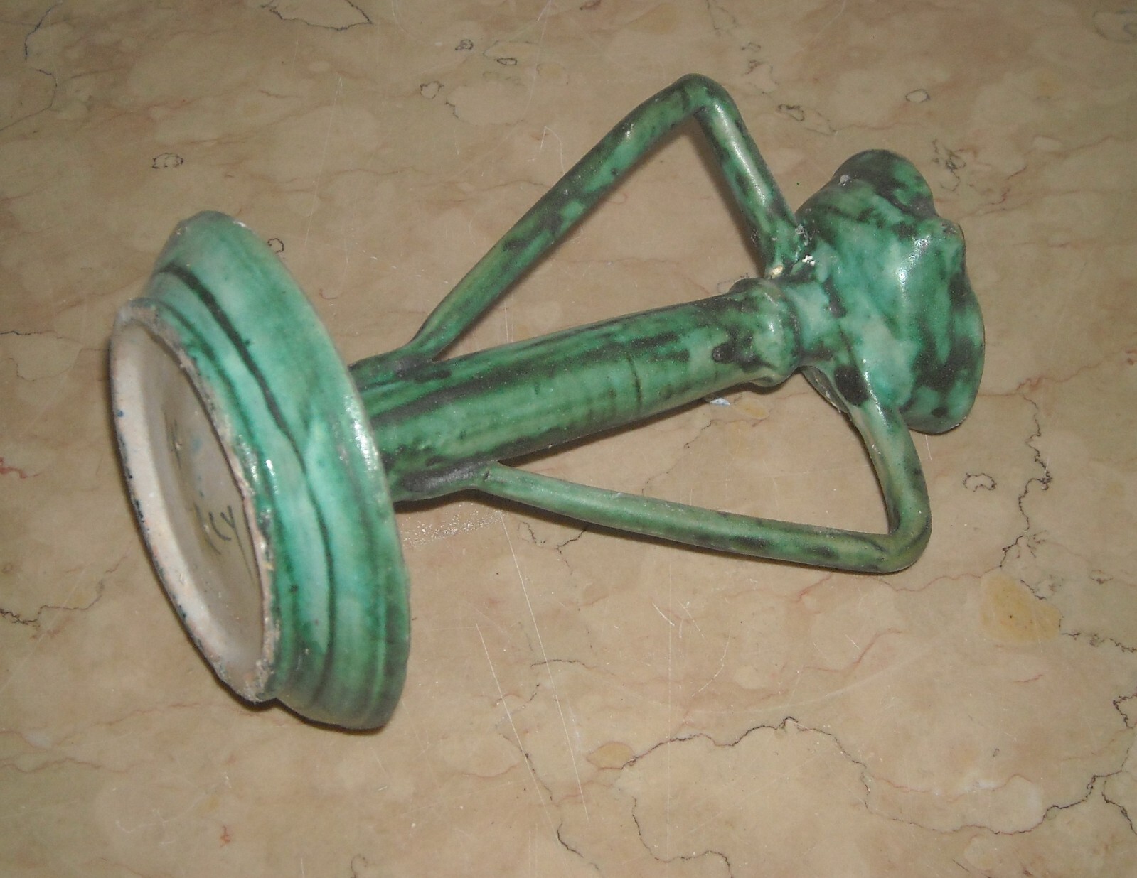 Decorativa Lampada Da Tavola In Ceramica Di Vietri, Manifattura Avallone