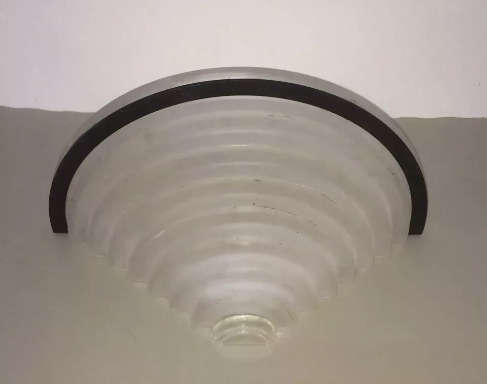Lampada Da Parete Fabbian In Vetro Satinato E Metallo Laccato