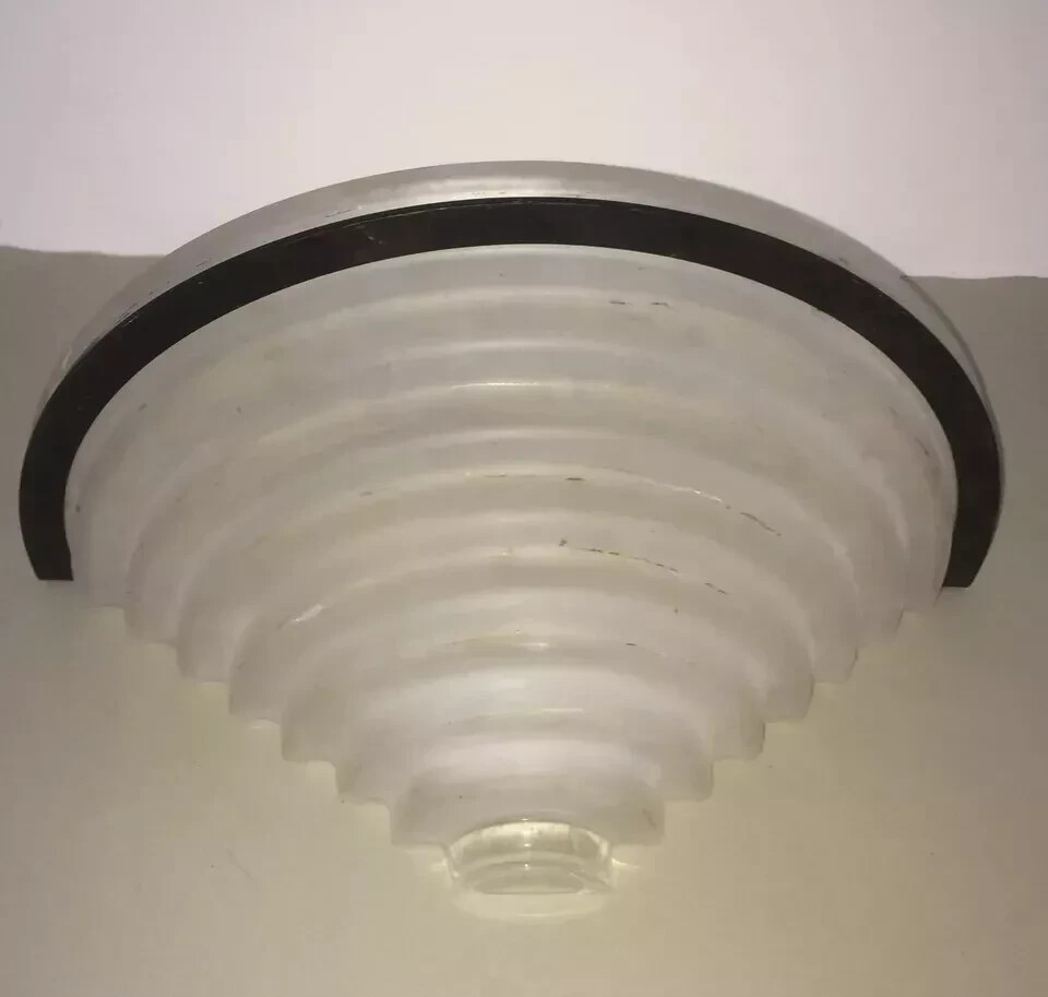Lampada Da Parete Fabbian In Vetro Satinato E Metallo Laccato