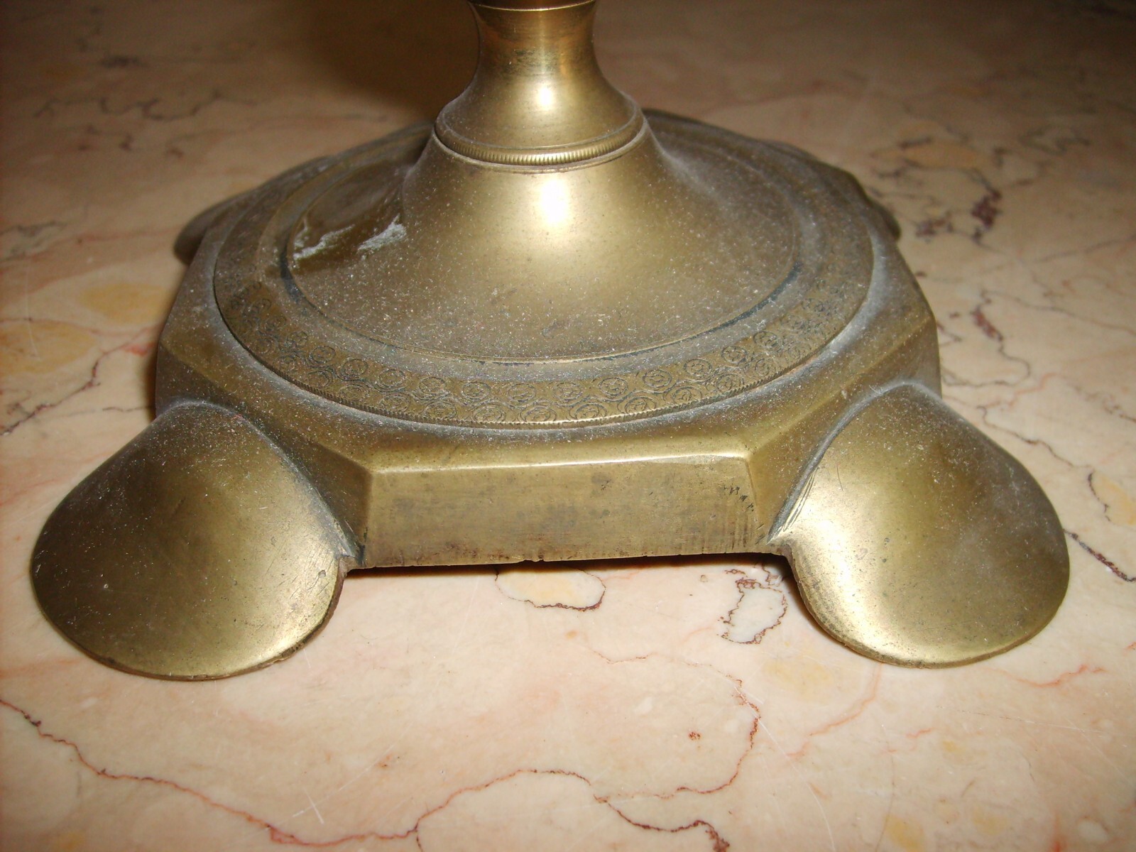 Antica Lampada Decorativa Da Collezione, Soprammobile d'Epoca, XIX Secolo