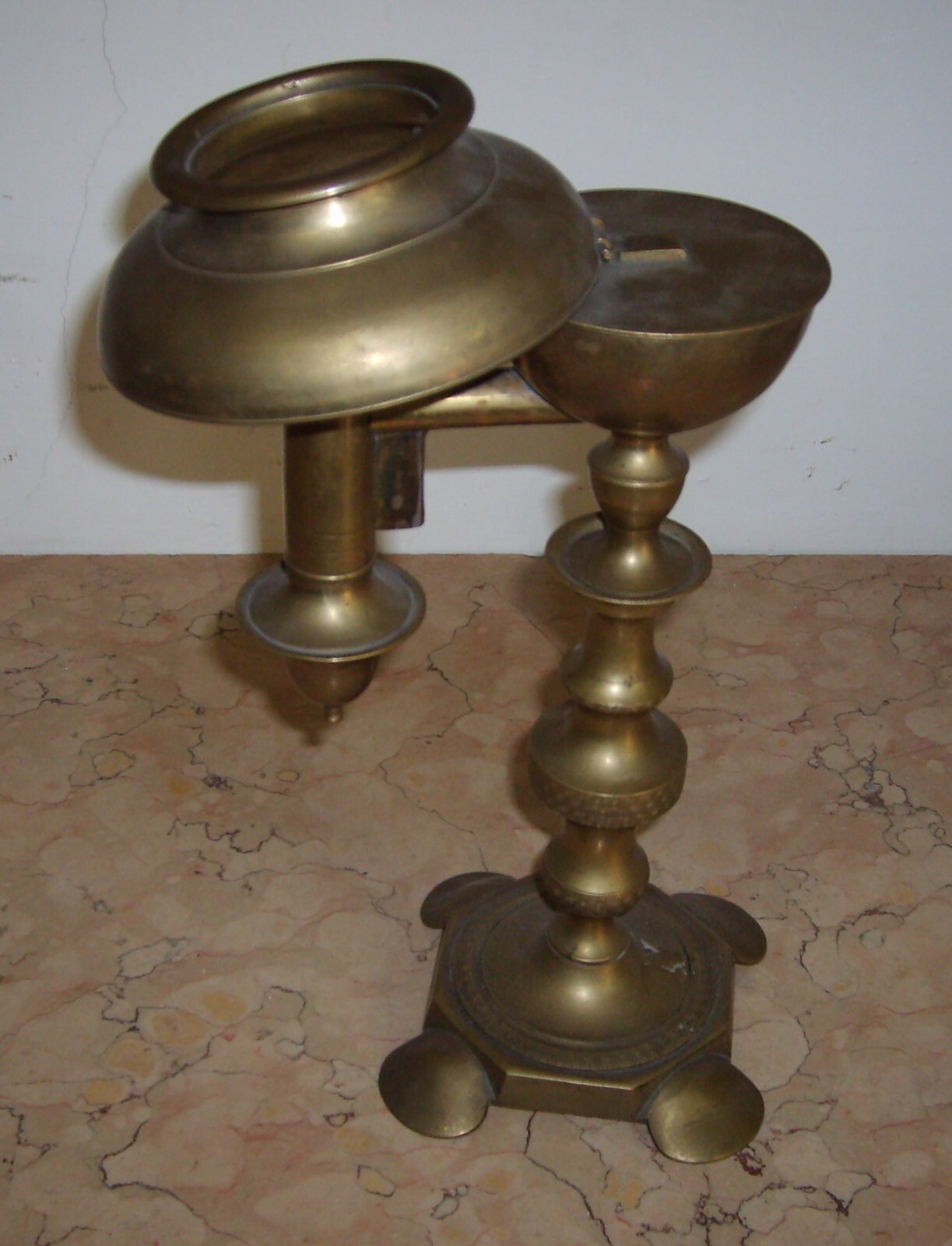 Antica Lampada Decorativa Da Collezione, Soprammobile d'Epoca, XIX Secolo