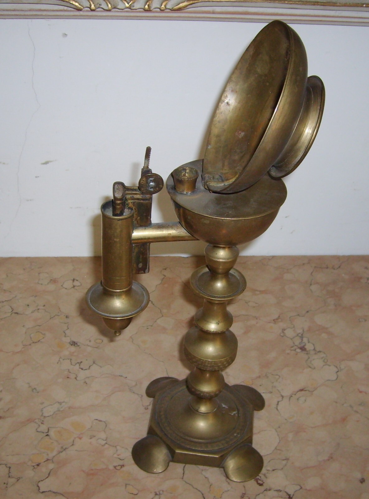Antica Lampada Decorativa Da Collezione, Soprammobile d'Epoca, XIX Secolo