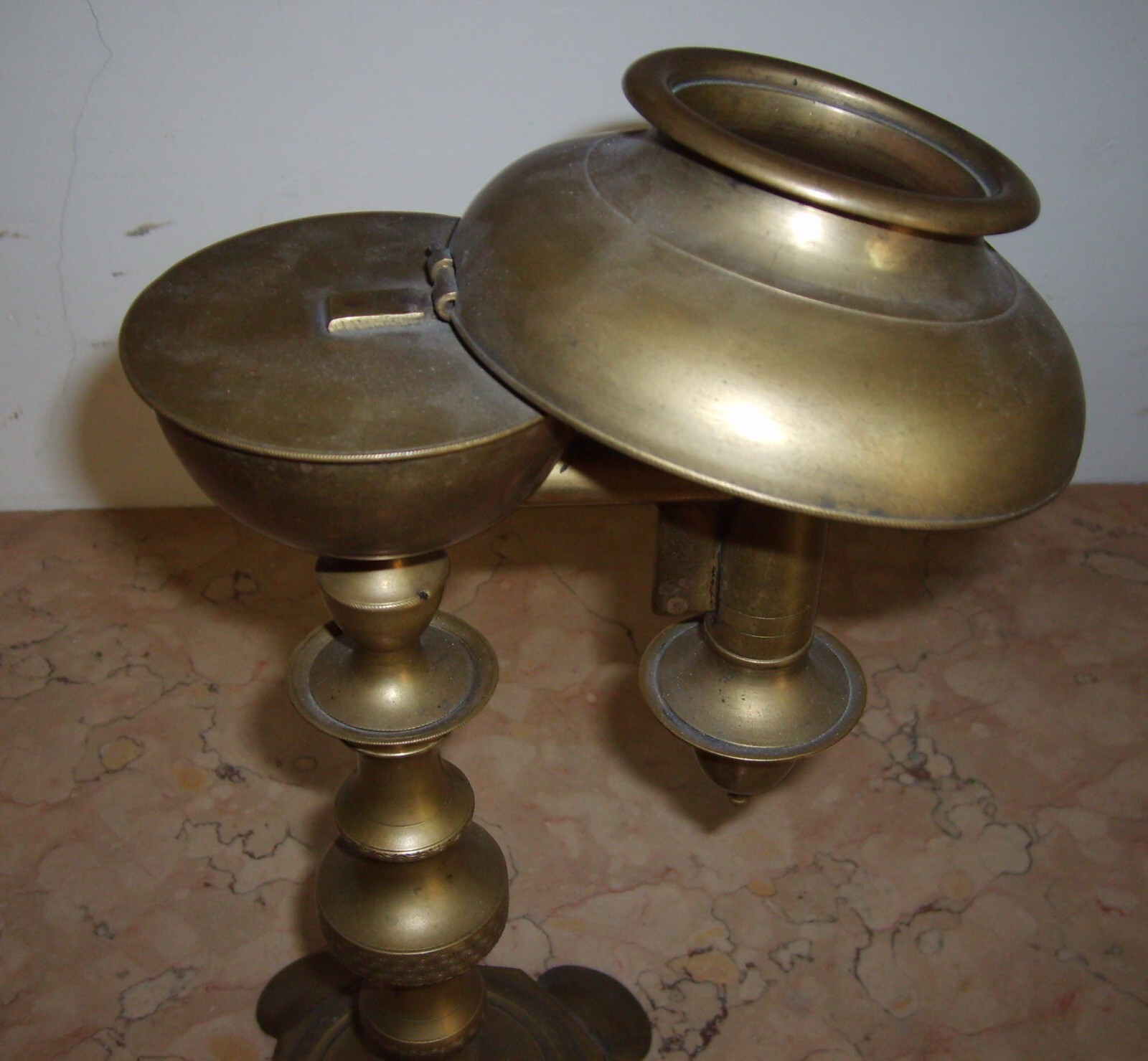Antica Lampada Decorativa Da Collezione, Soprammobile d'Epoca, XIX Secolo
