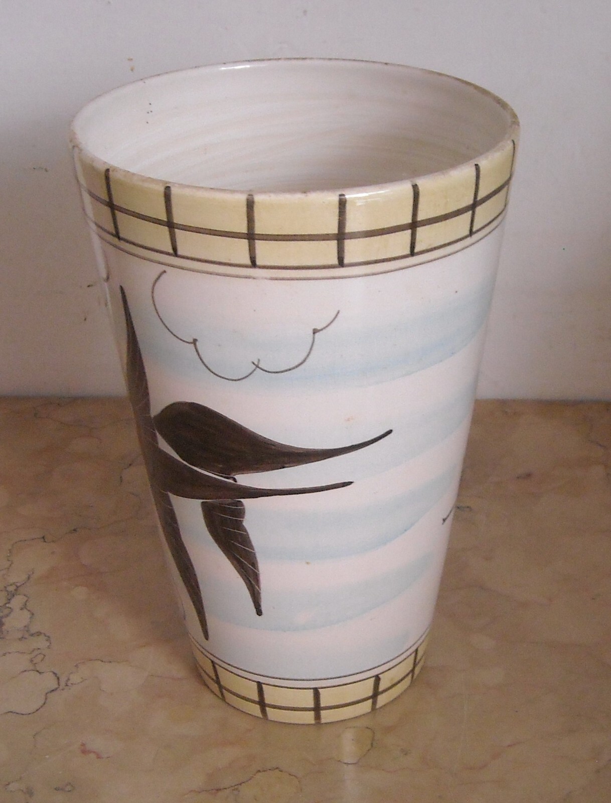 Lampada Da Tavolo Pubblicitaria Elettroricci In Ceramica, Bari