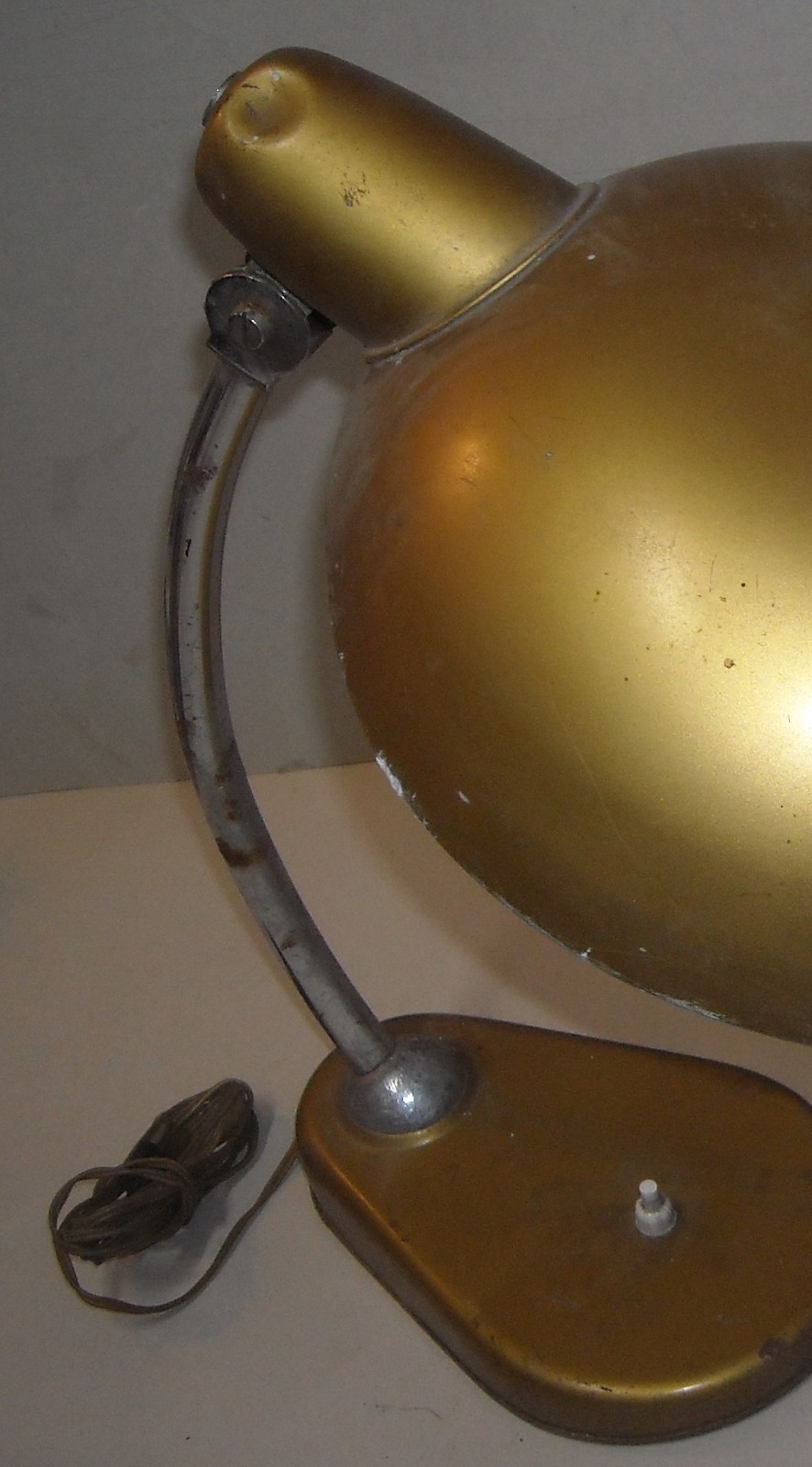 Lampada Da Scrivania Orientabile In Metallo Laccato, Design Anni '50