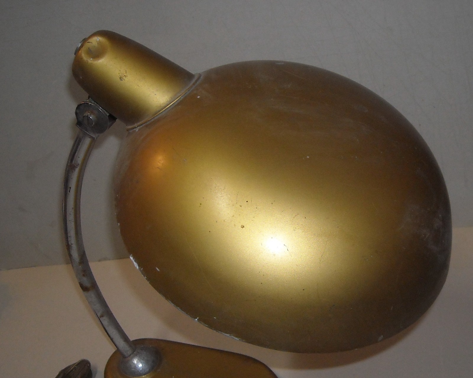 Lampada Da Scrivania Orientabile In Metallo Laccato, Design Anni '50