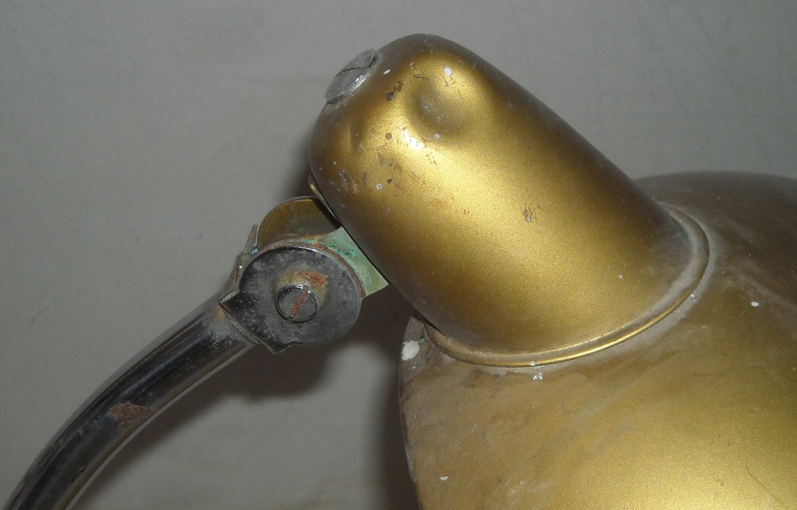 Lampada Da Scrivania Orientabile In Metallo Laccato, Design Anni '50
