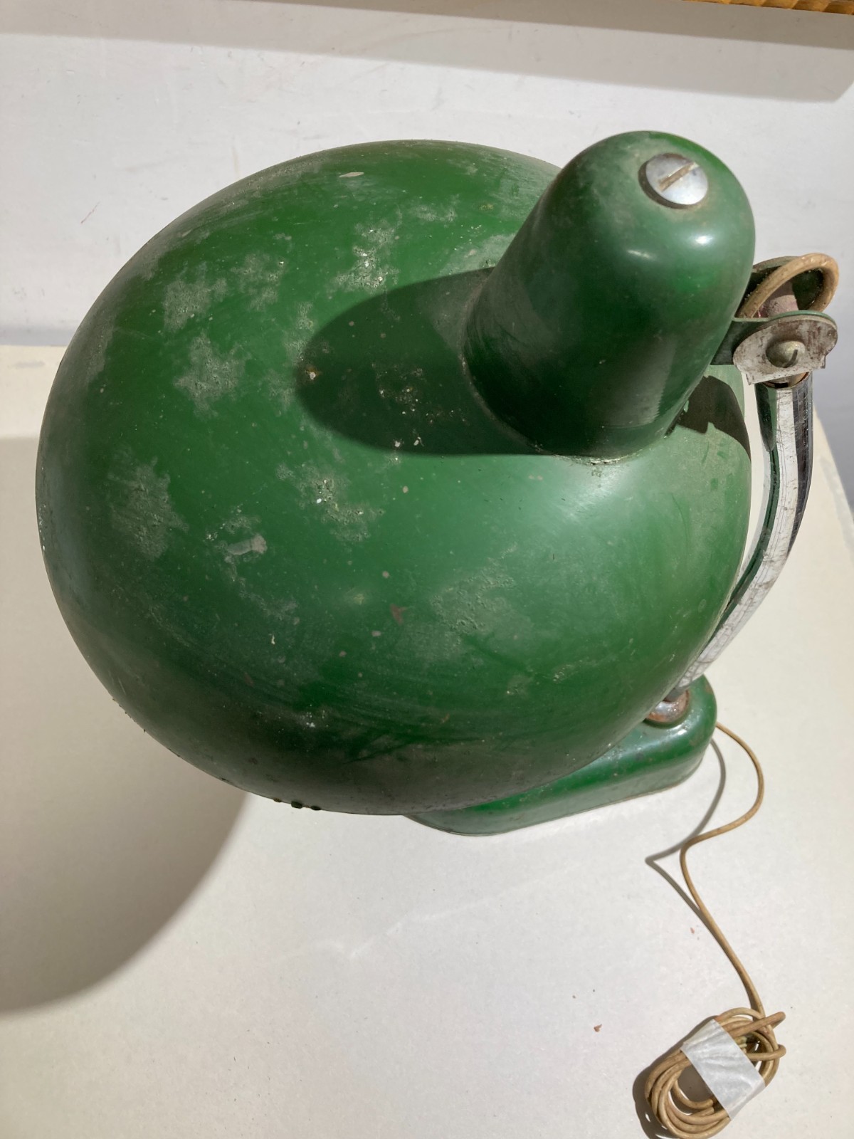 Lampada Da Scrivania Orientabile In Metallo Laccato, Design Anni '50