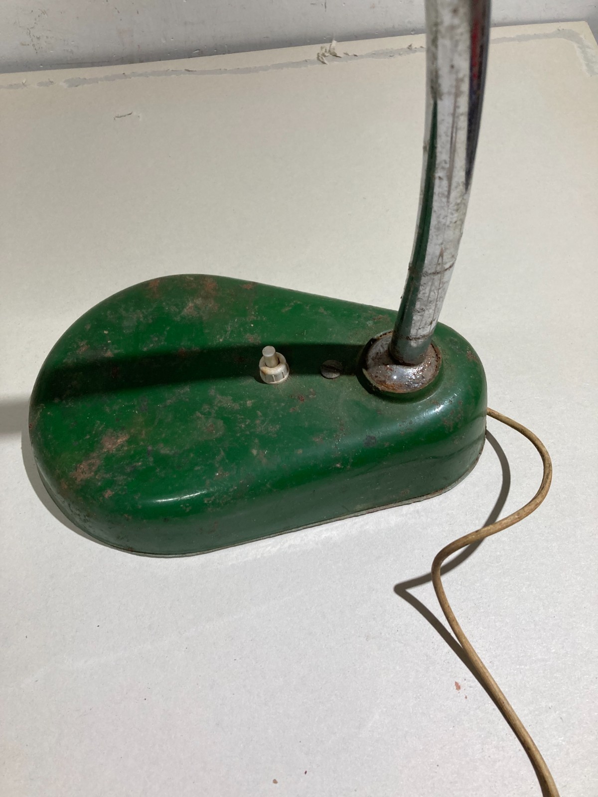 Lampada Da Scrivania Orientabile In Metallo Laccato, Design Anni '50