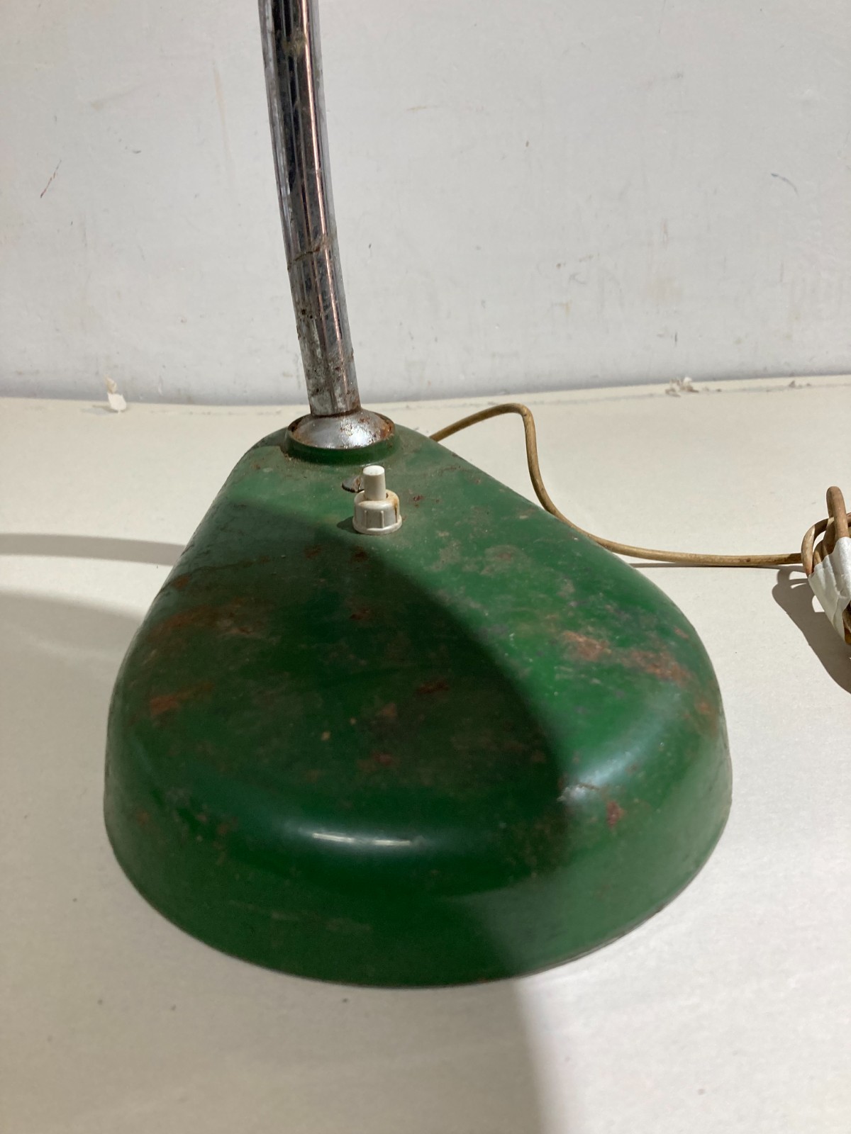 Lampada Da Scrivania Orientabile In Metallo Laccato, Design Anni '50
