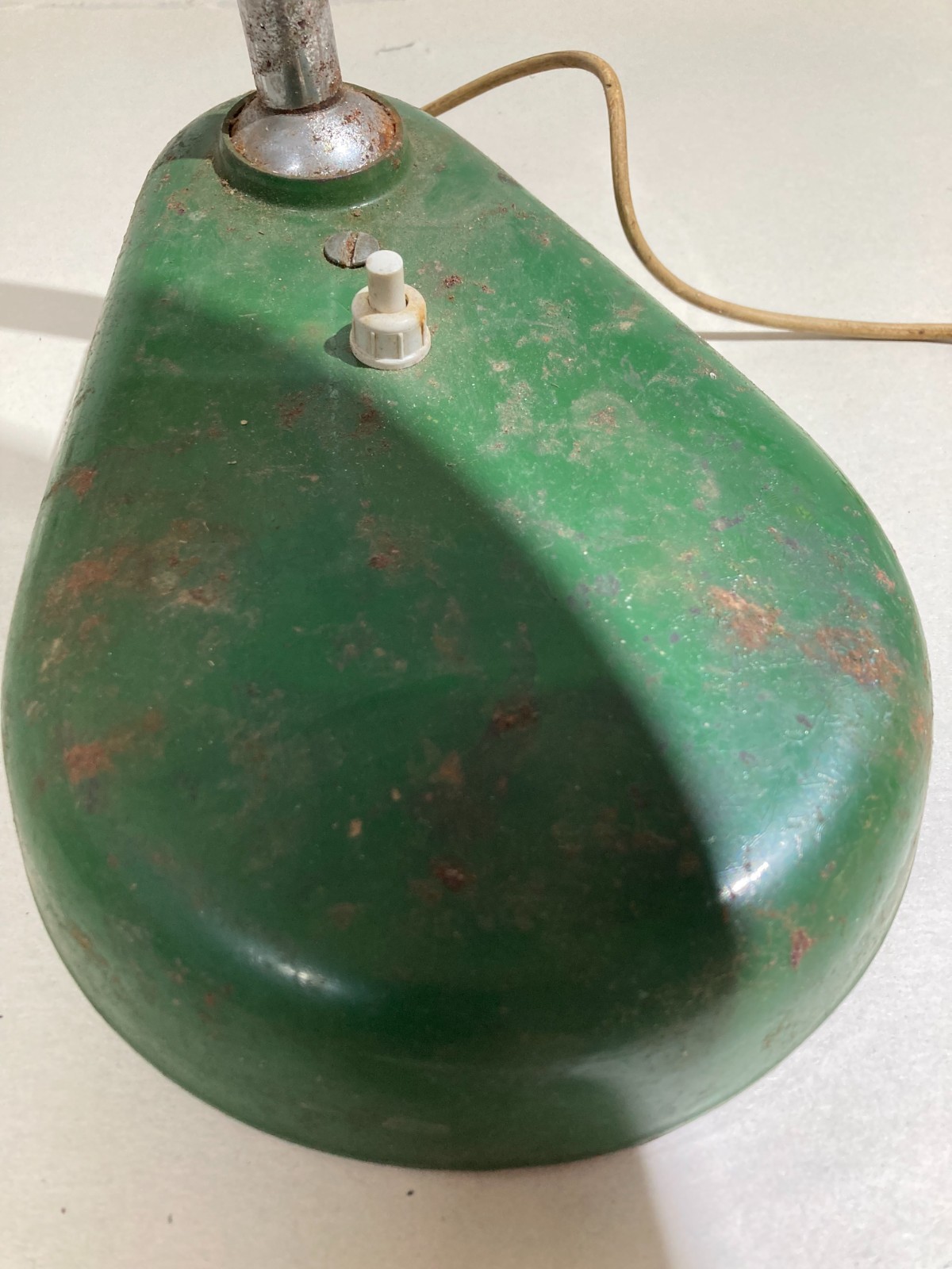 Lampada Da Scrivania Orientabile In Metallo Laccato, Design Anni '50