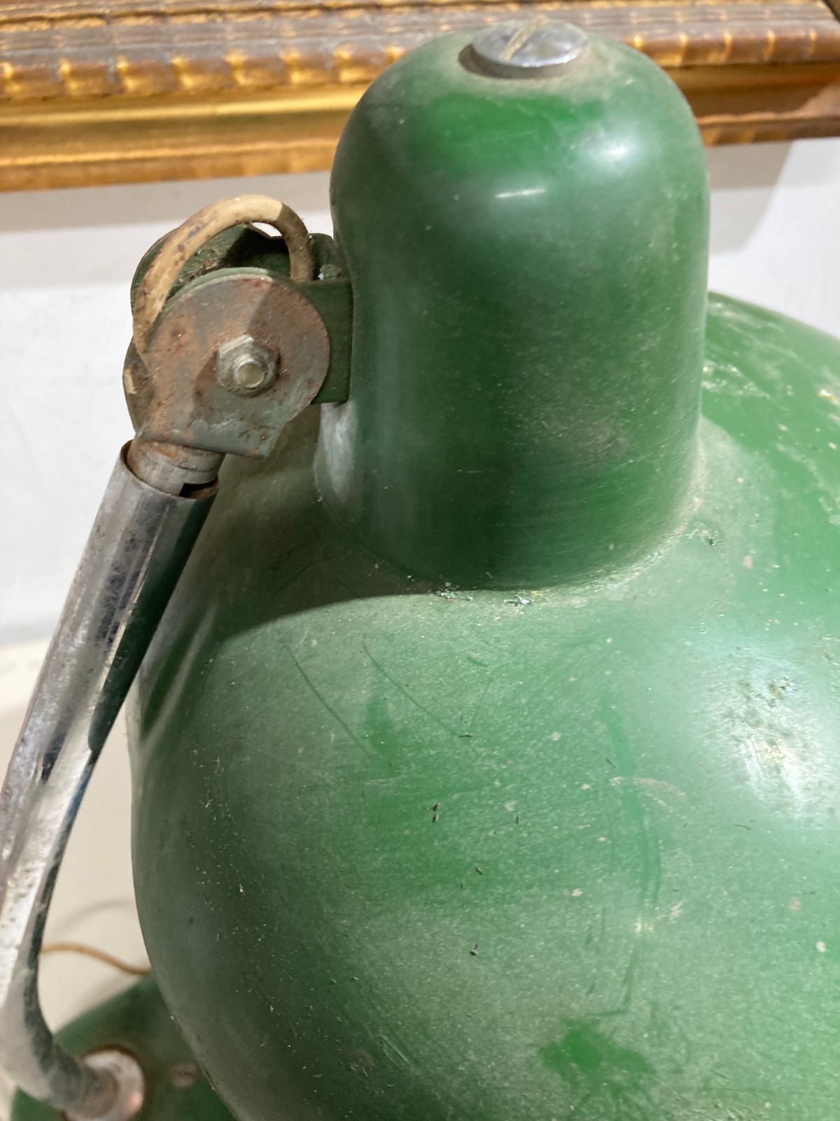 Lampada Da Scrivania Orientabile In Metallo Laccato, Design Anni '50